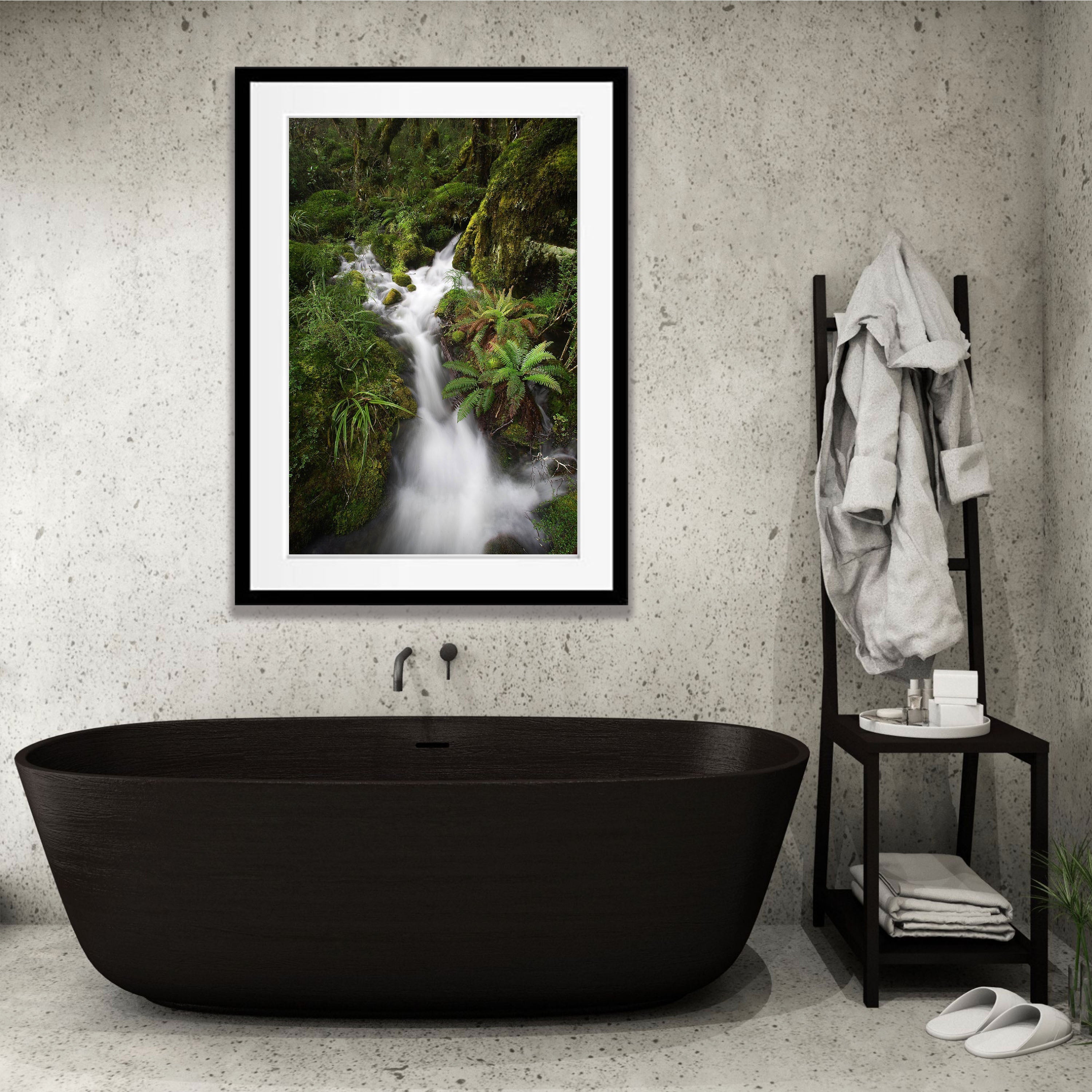 Waterfall, Routeburn Track - New Zealand