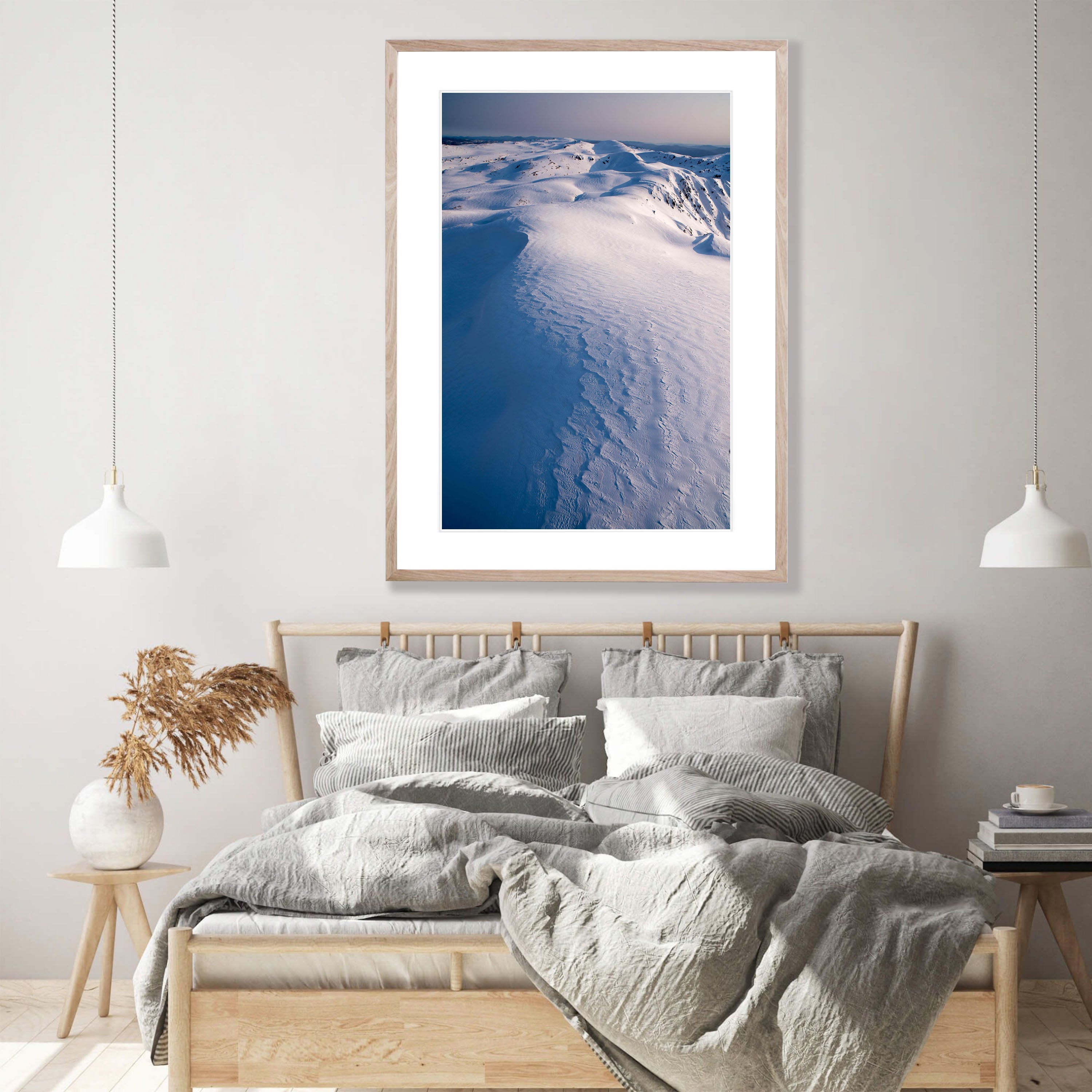 Winter Aerial Views over the Snowy Mountains, New South Wales
