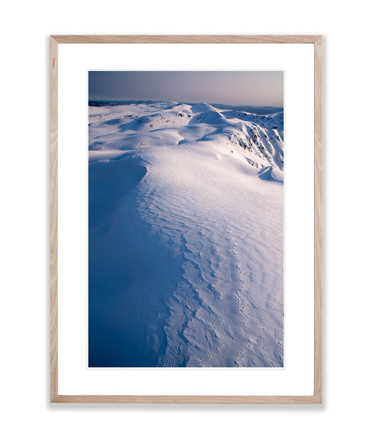 Winter Aerial Views over the Snowy Mountains, New South Wales