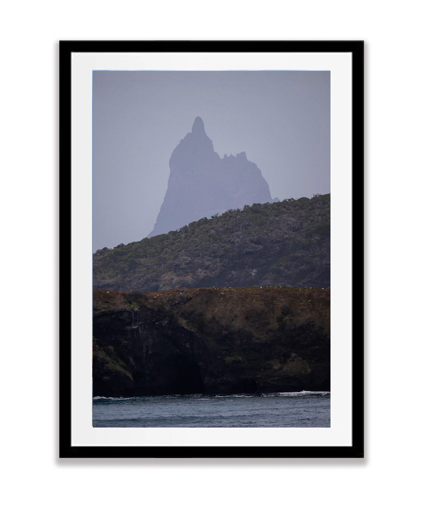 Balls Pyramid from afar, Lord Howe Island