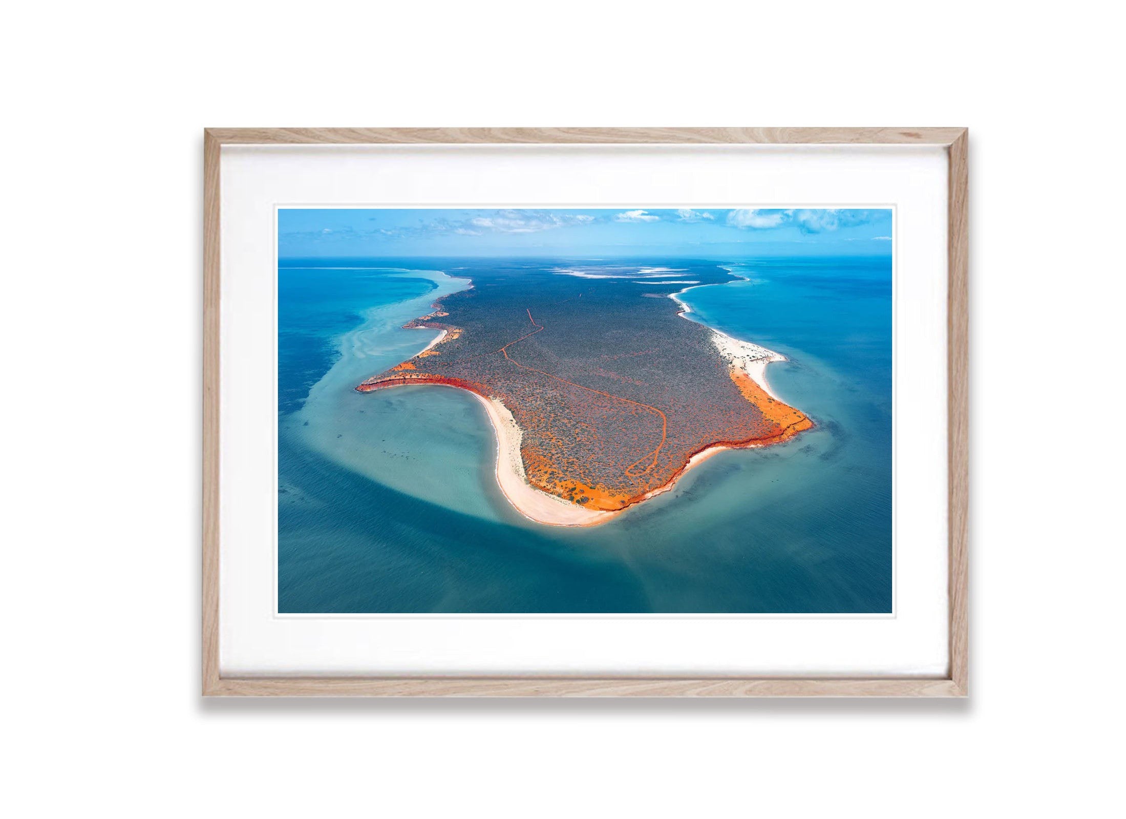 Cape Peron from above, Shark Bay, WA Aerial