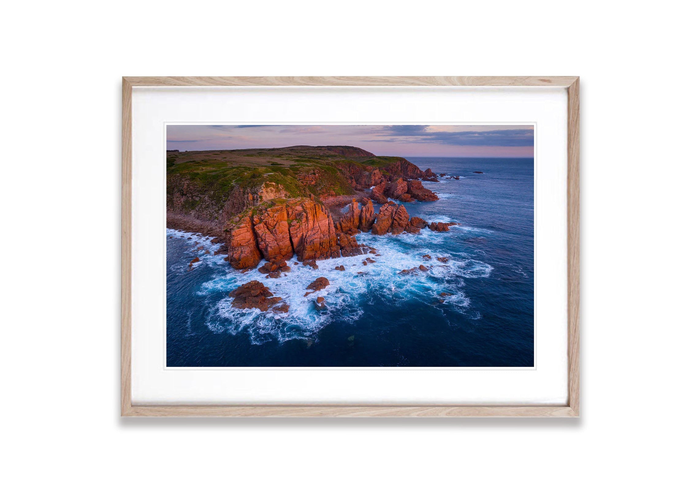 Cape Woolamai at sunset from above No.3