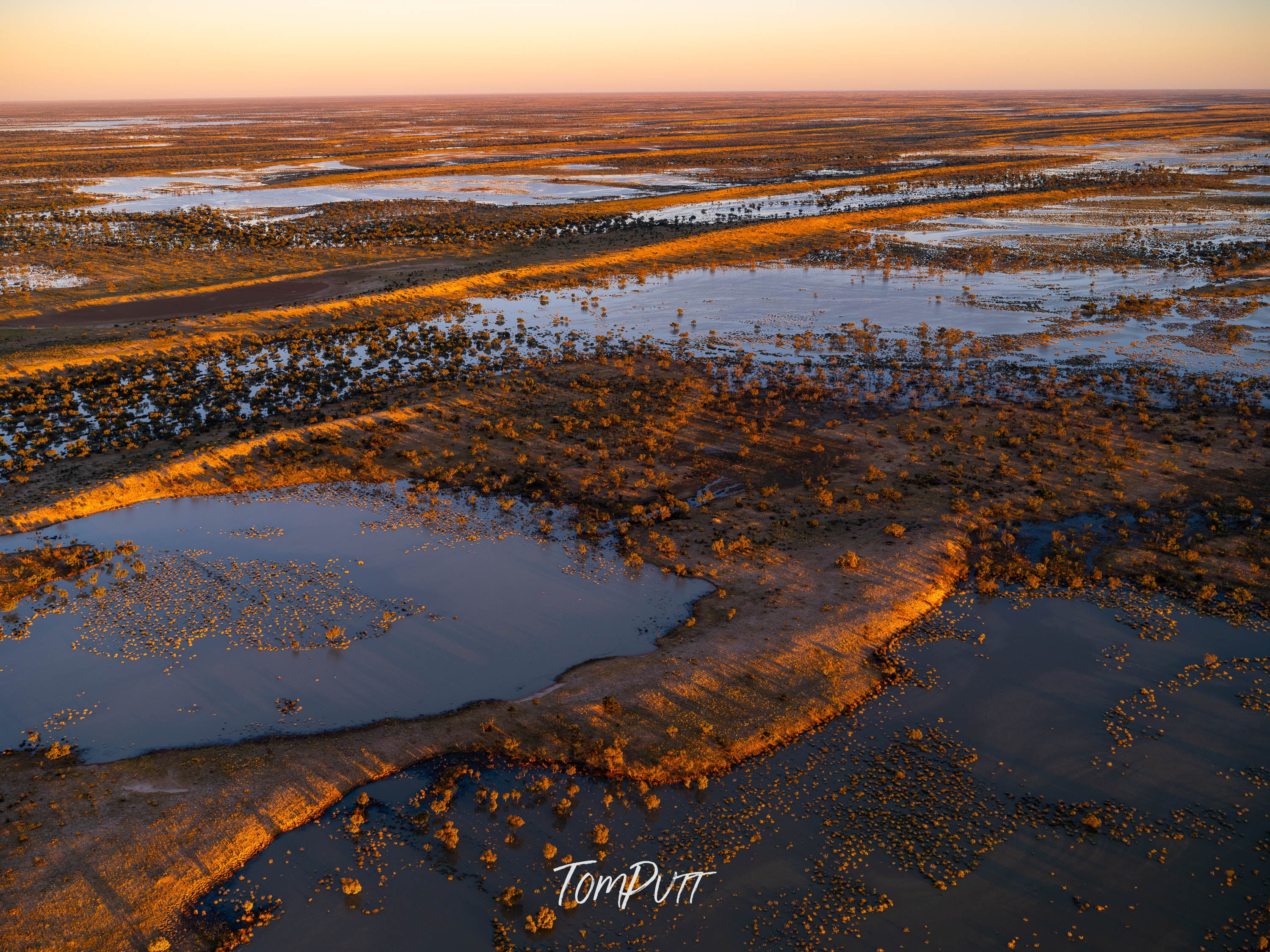 Golden Channels. Simpson Desert