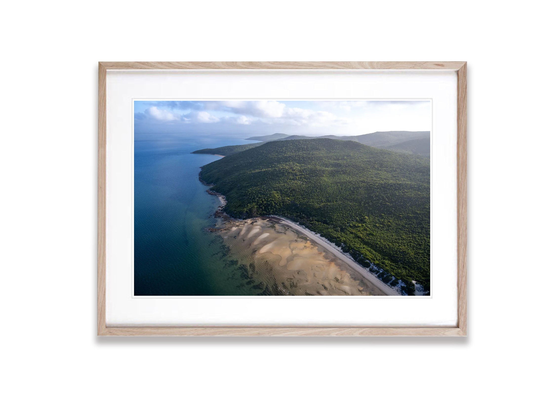 Chinamans Long Beach from above, Wilson's Promontory