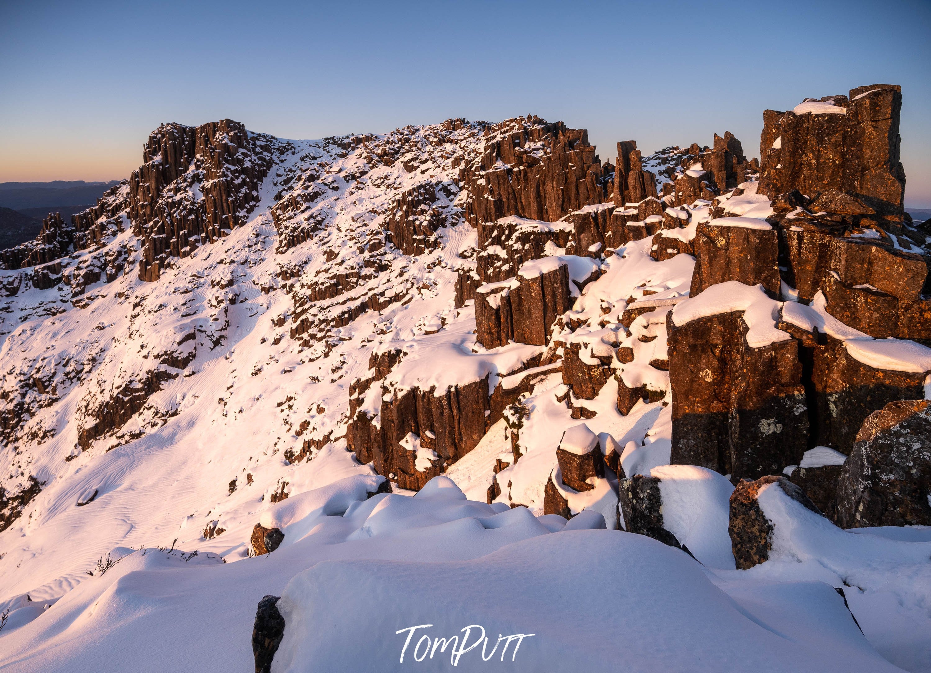 Sunrise from the top of Cradle Mountain, Tasmania