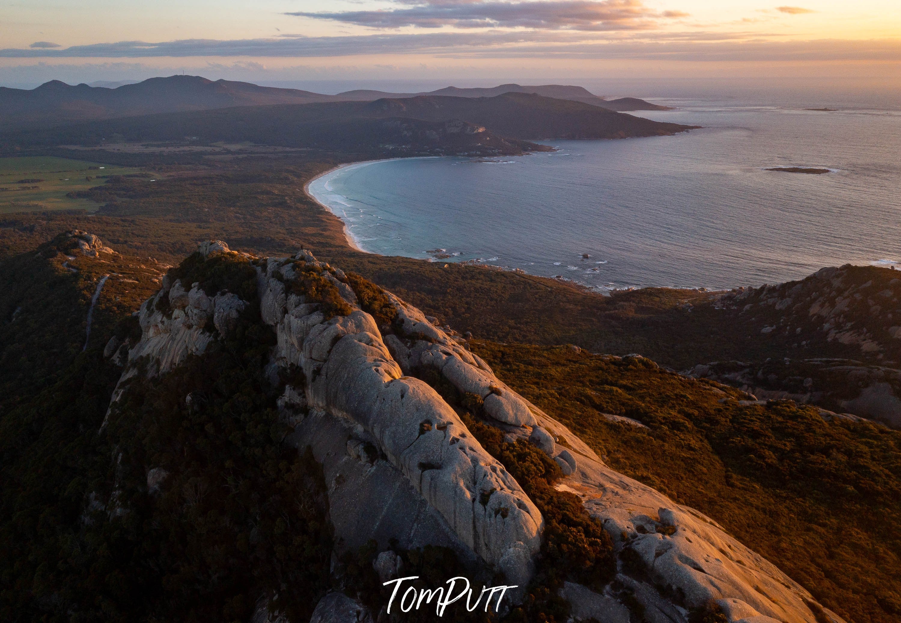 Mount Killiekrankie Sunset, Flinders Island, Tasmania