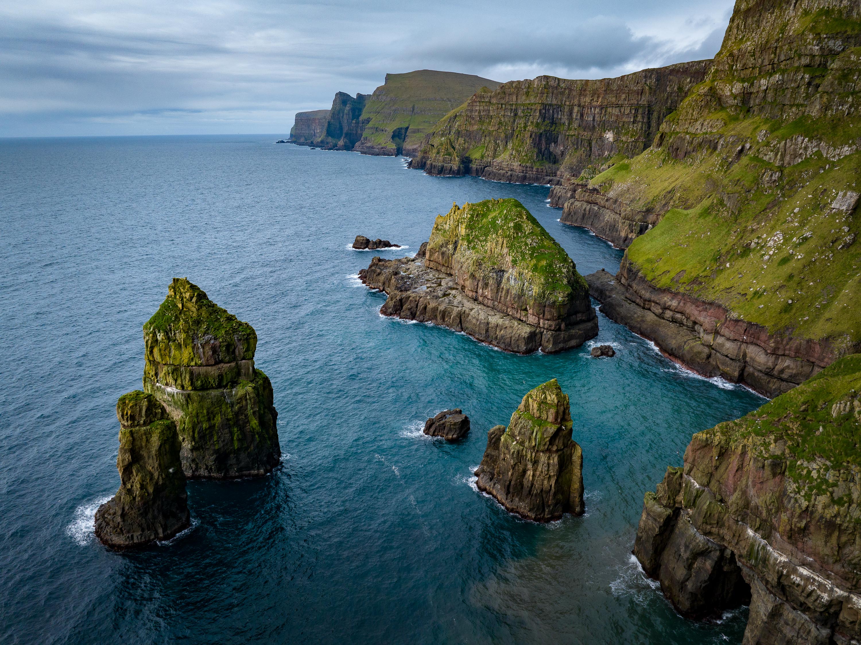 Lopra Seacliffs, Faroe Islands