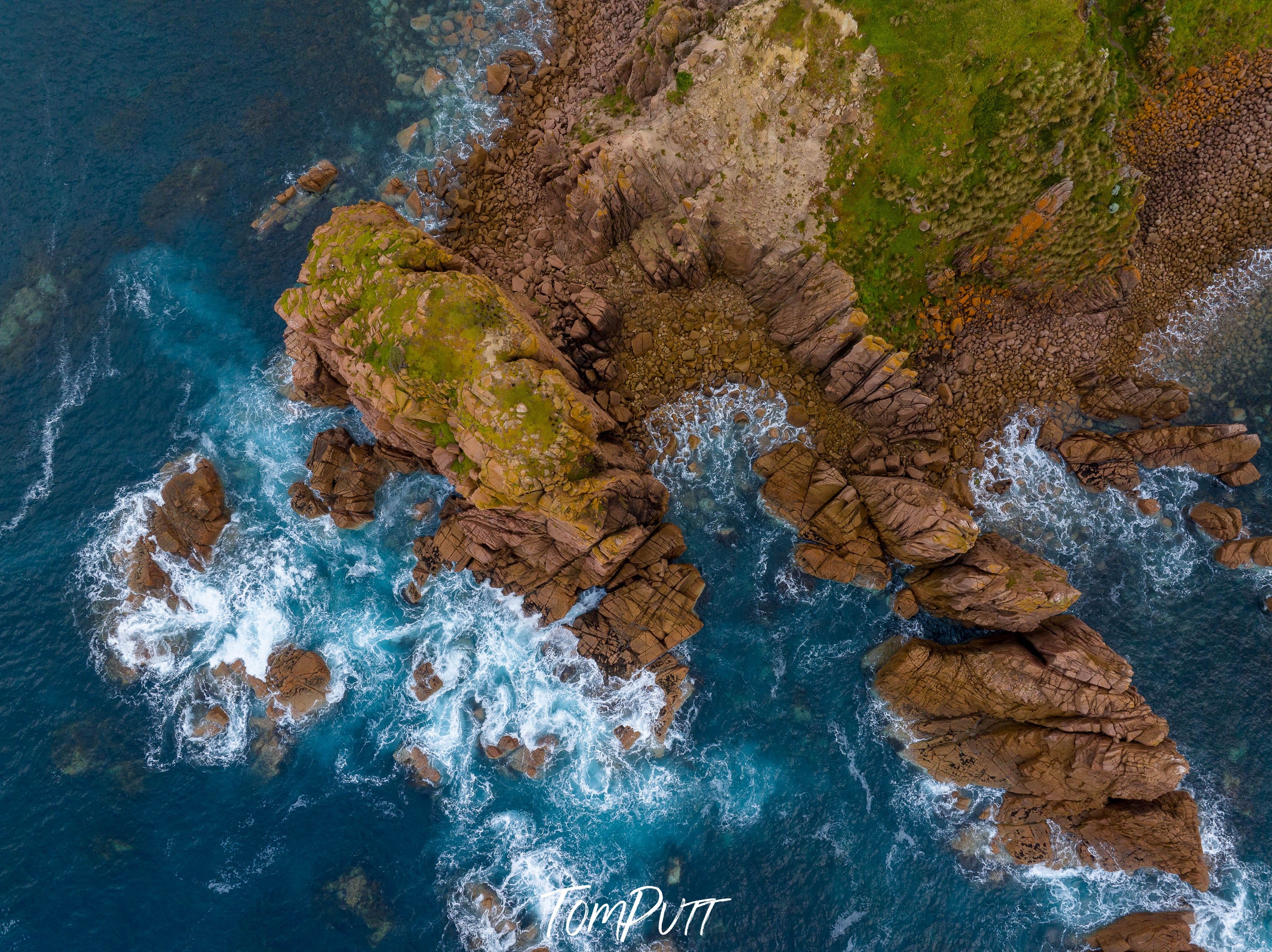 Cape Woolamai looking down