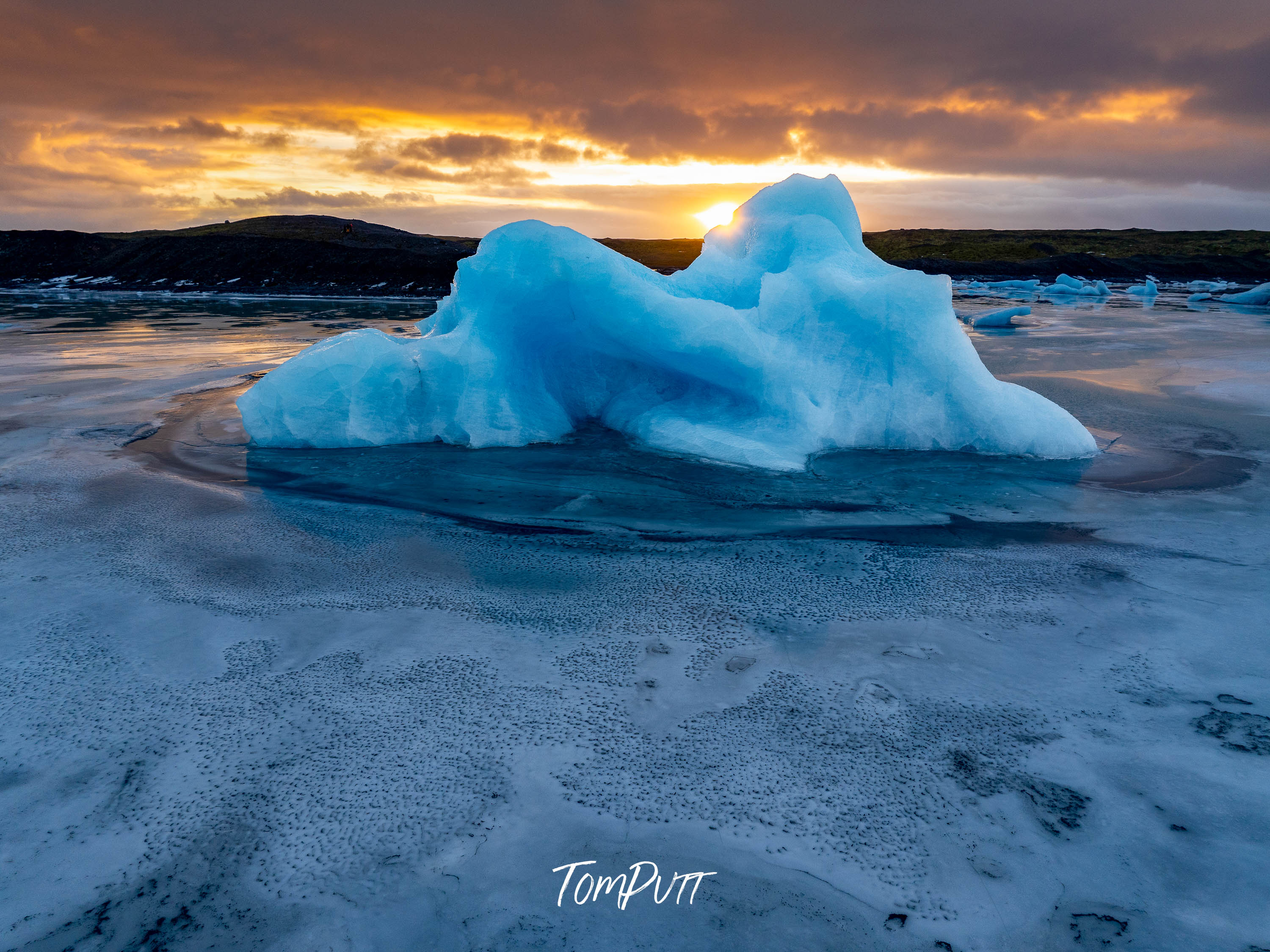 Twilight on the Rocks, Iceland