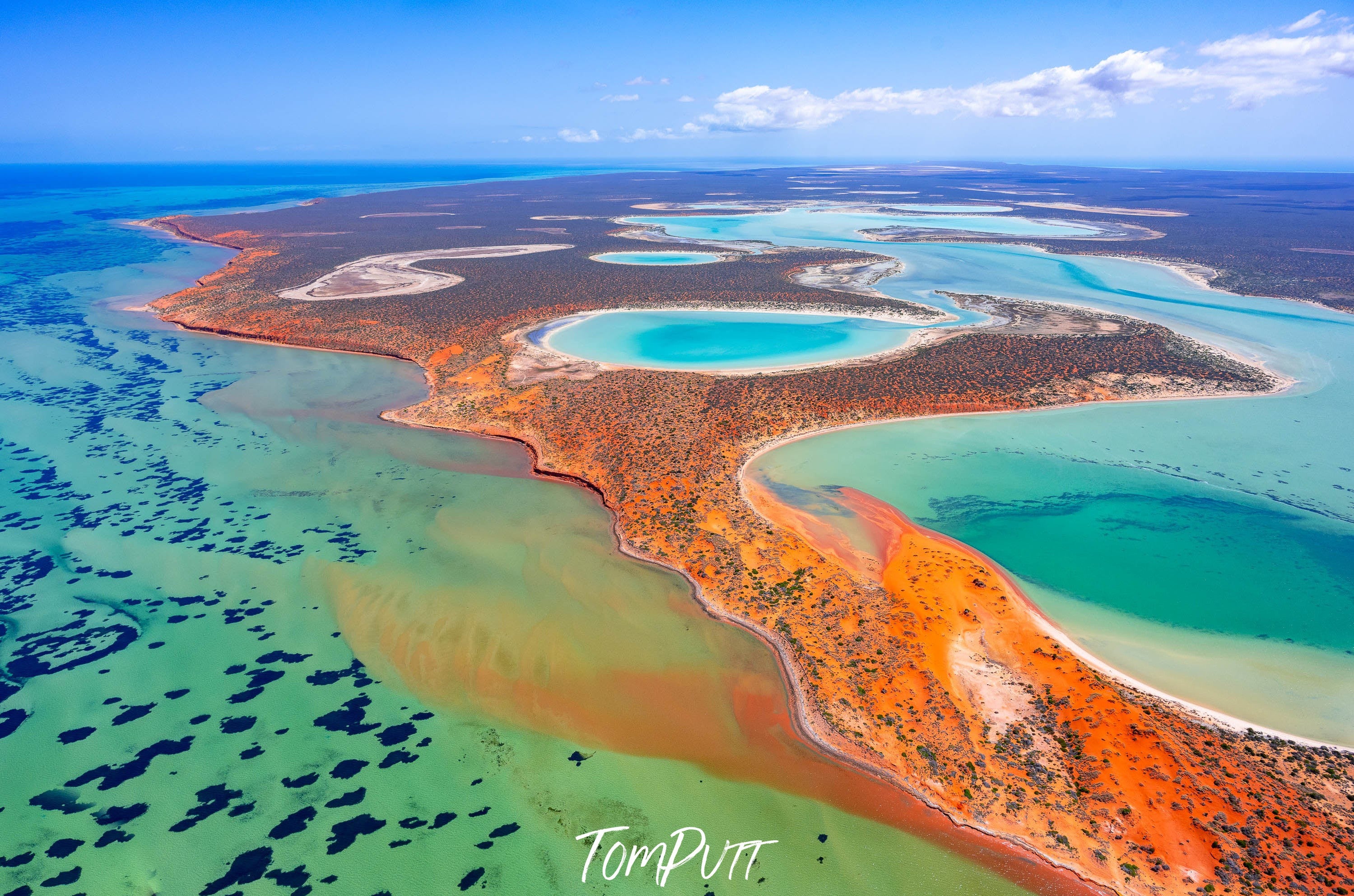 Big Lagoon, Shark Bay, WA Aerial