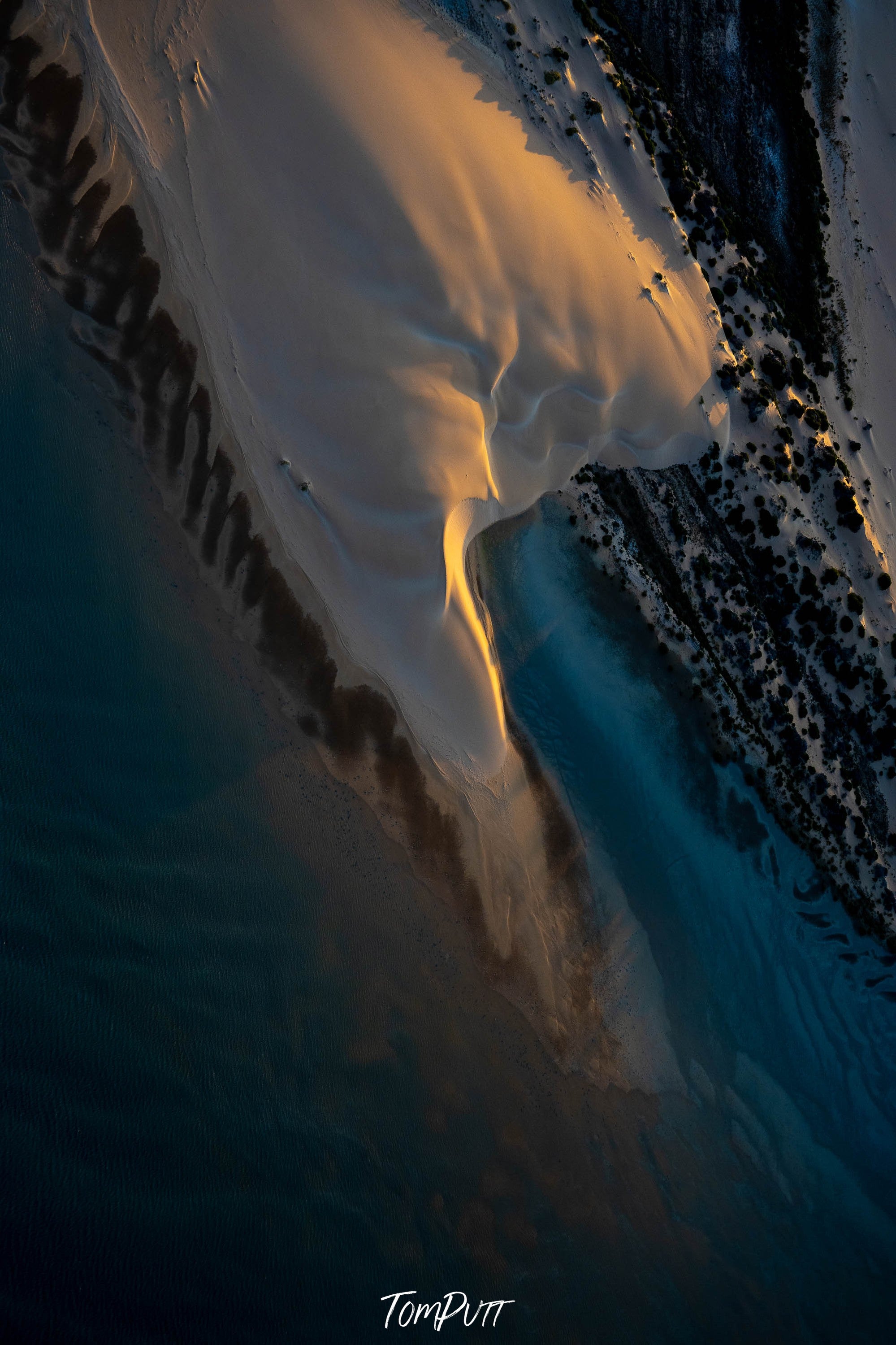 Daggered Dune, Shark Bay, WA Aerial