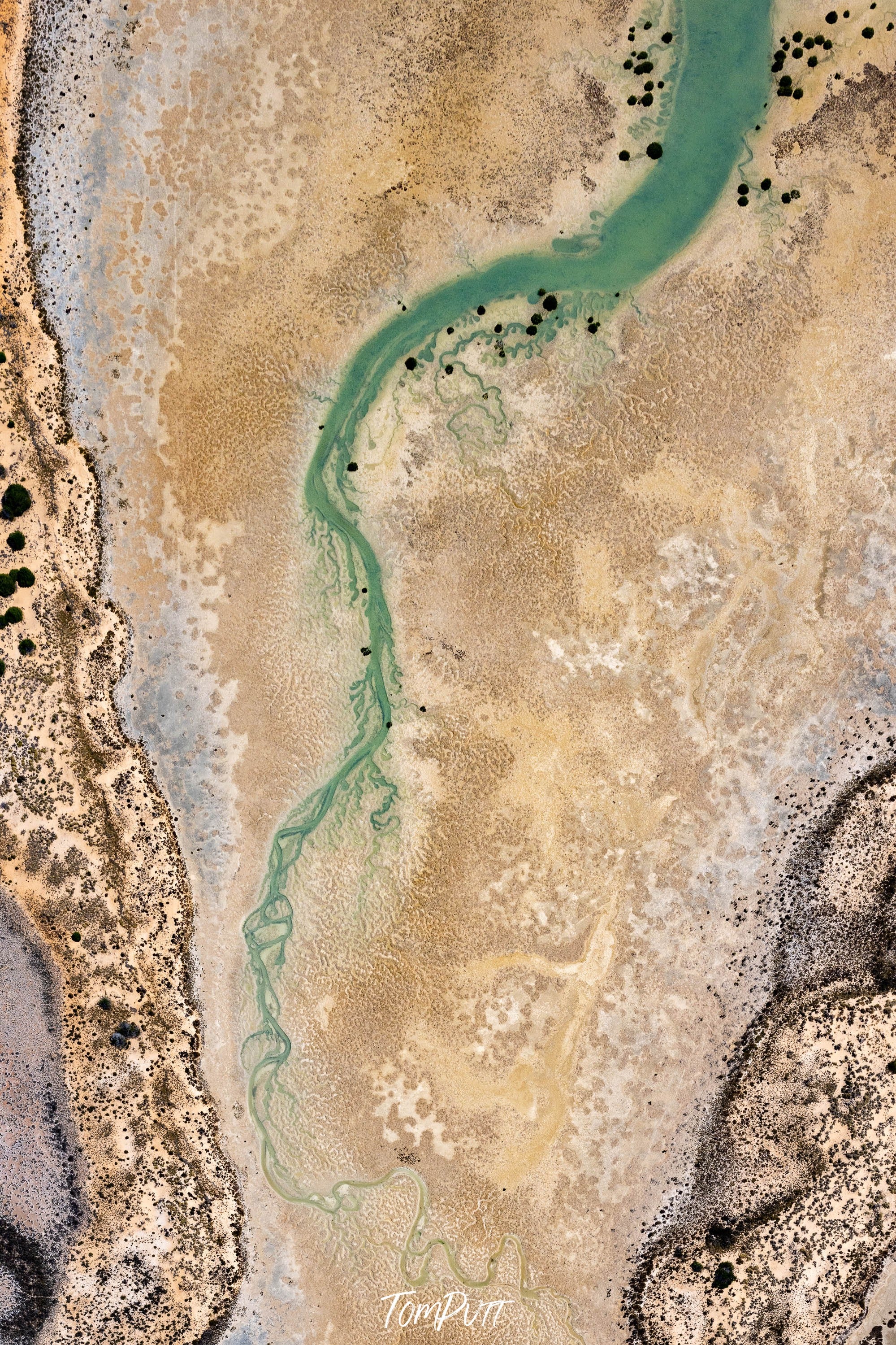 Snake Creek, Shark Bay, WA Aerial