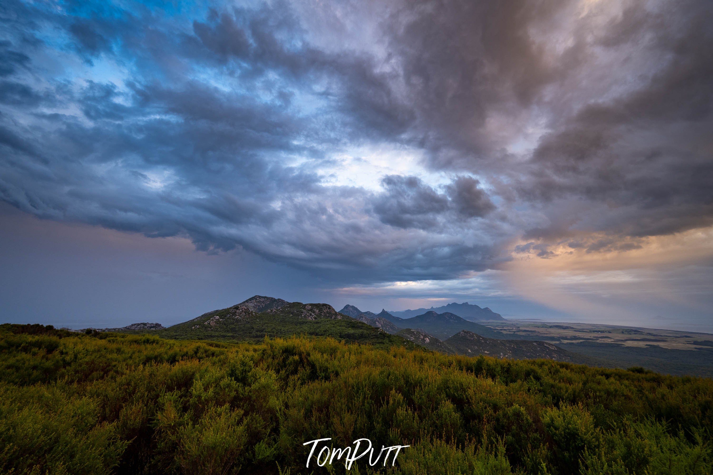 Storm over Ranges, Flinders Island, Tasmania