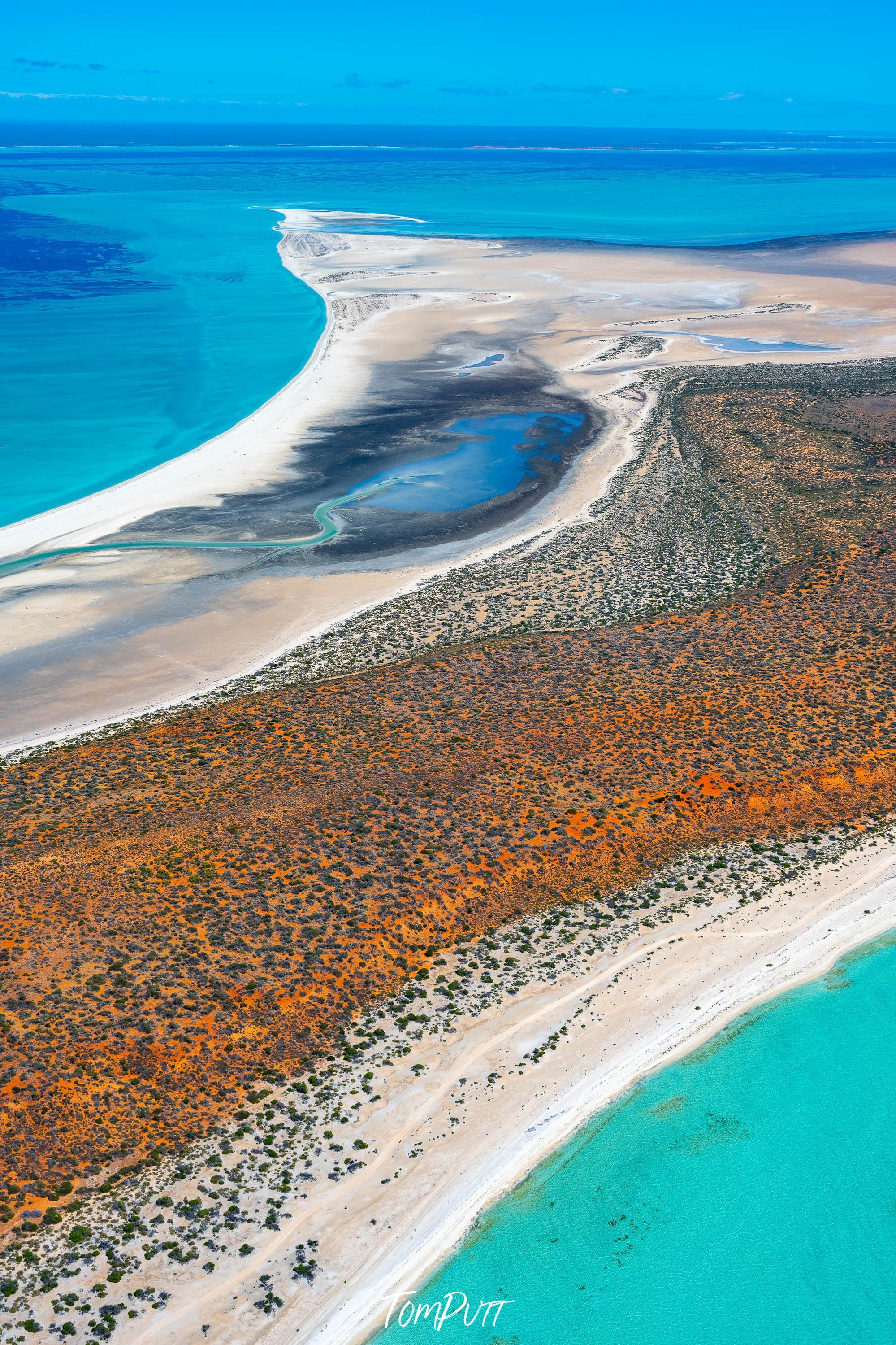 Shark Bay Coastline, WA Aerial