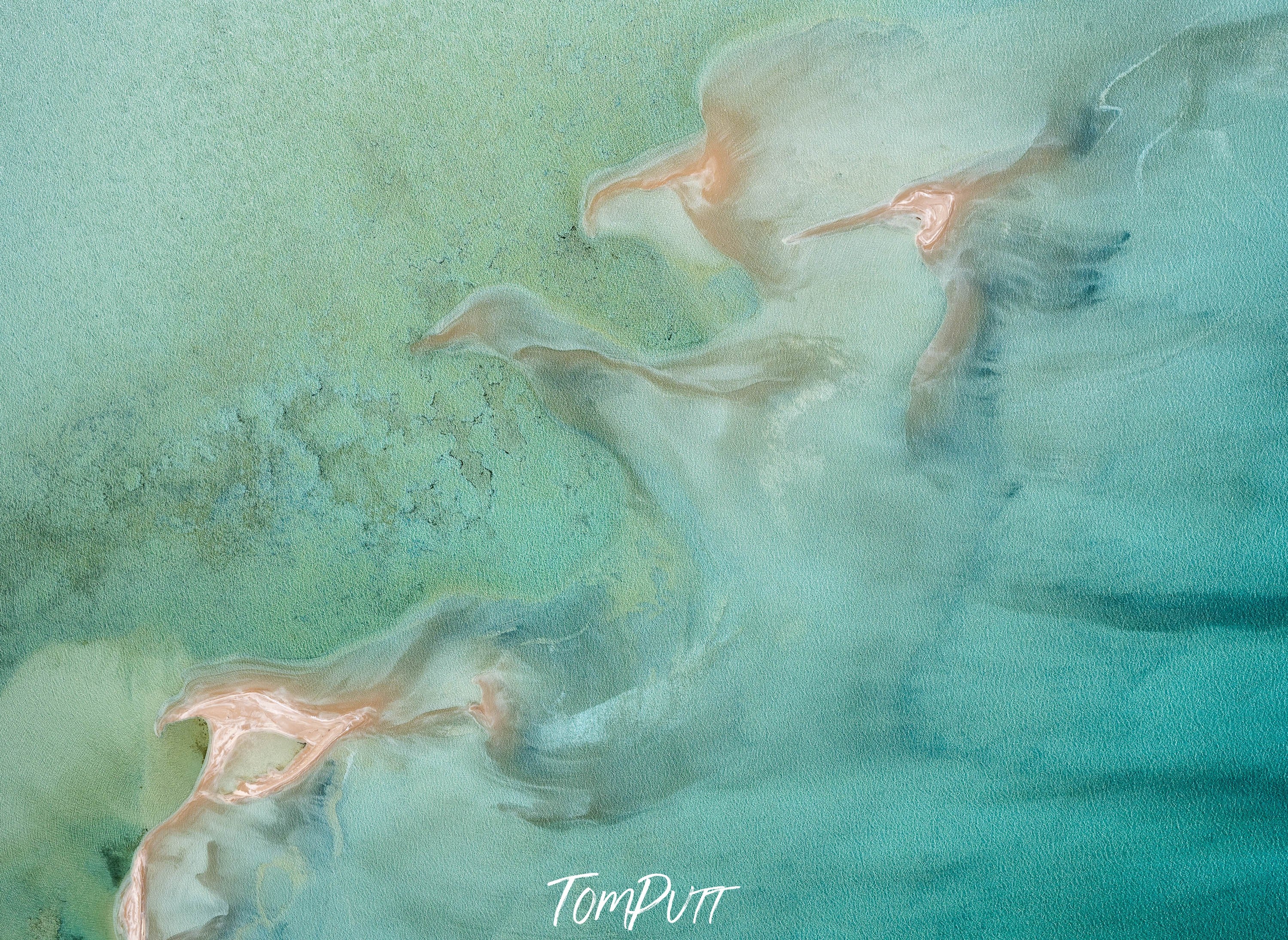 Flying Birds, Shark Bay, WA Aerial