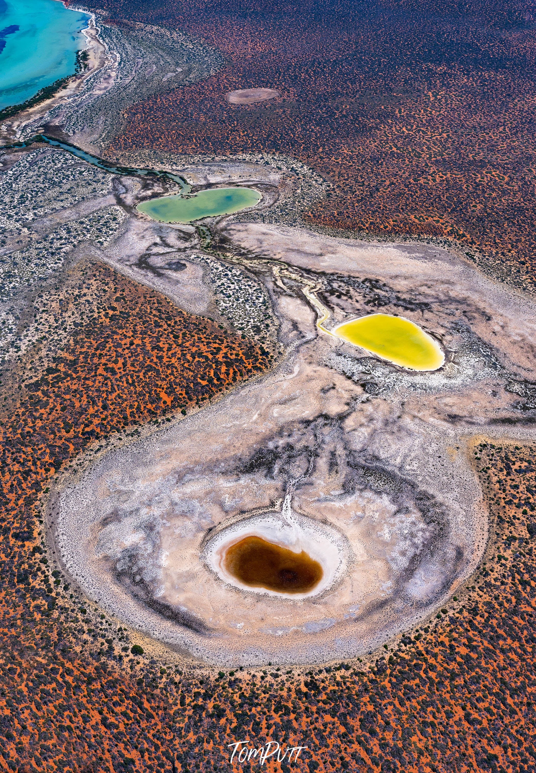 Triple, Shark Bay, WA Aerial