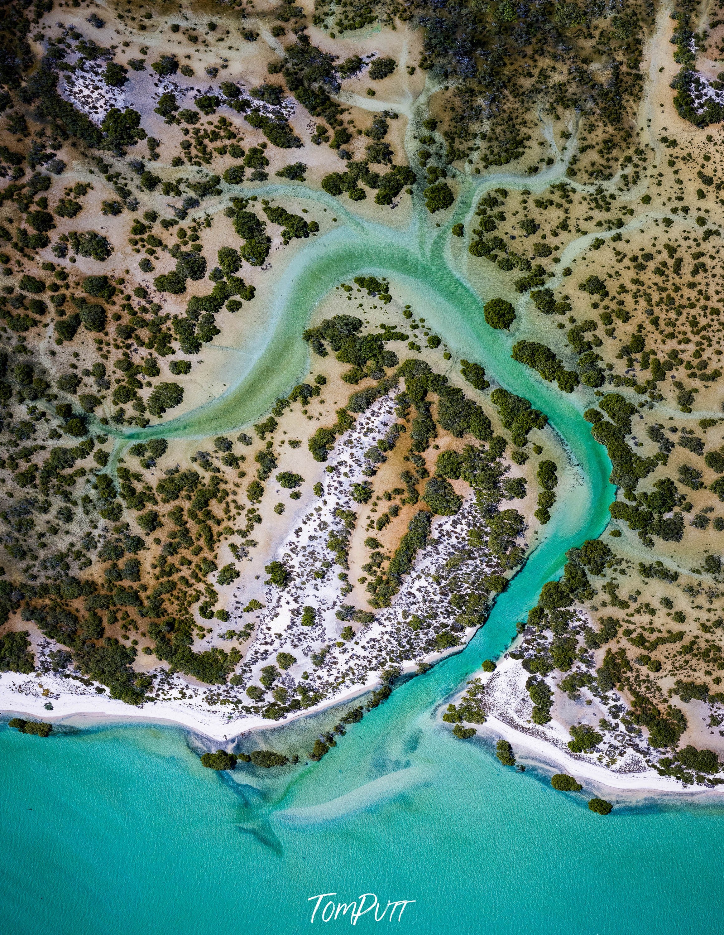 The Hook, Shark Bay, WA Aerial