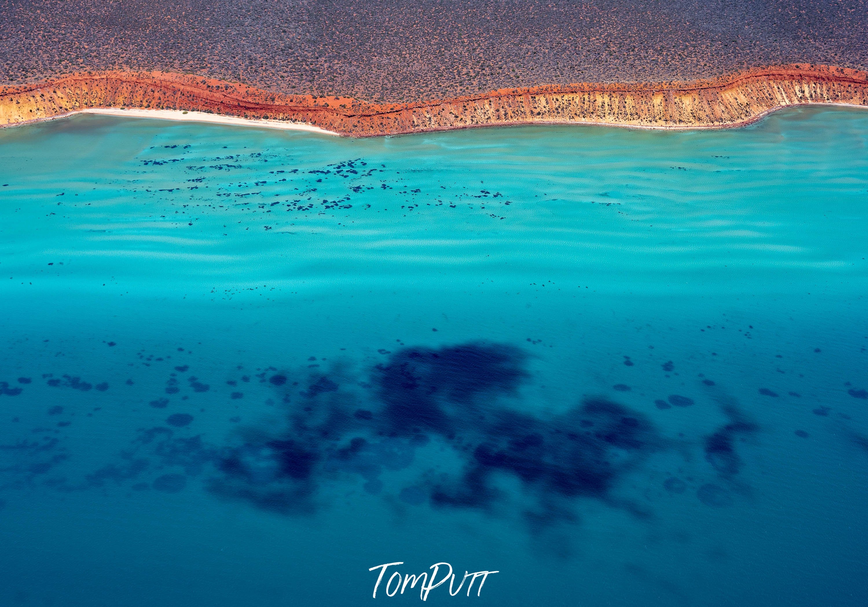 Cloud Cover, Shark Bay, WA Aerial