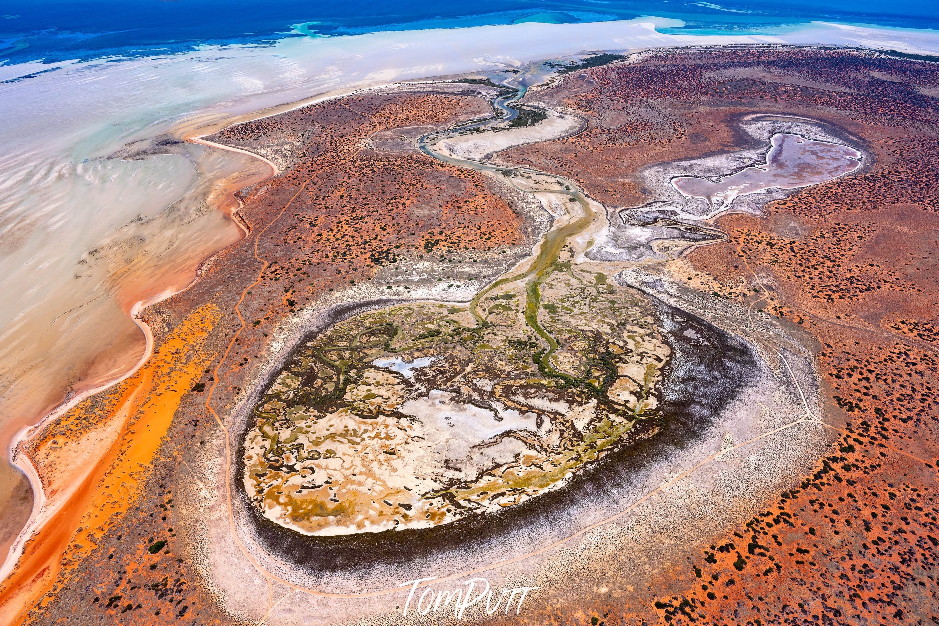 Tadpole, Shark Bay, WA Aerial