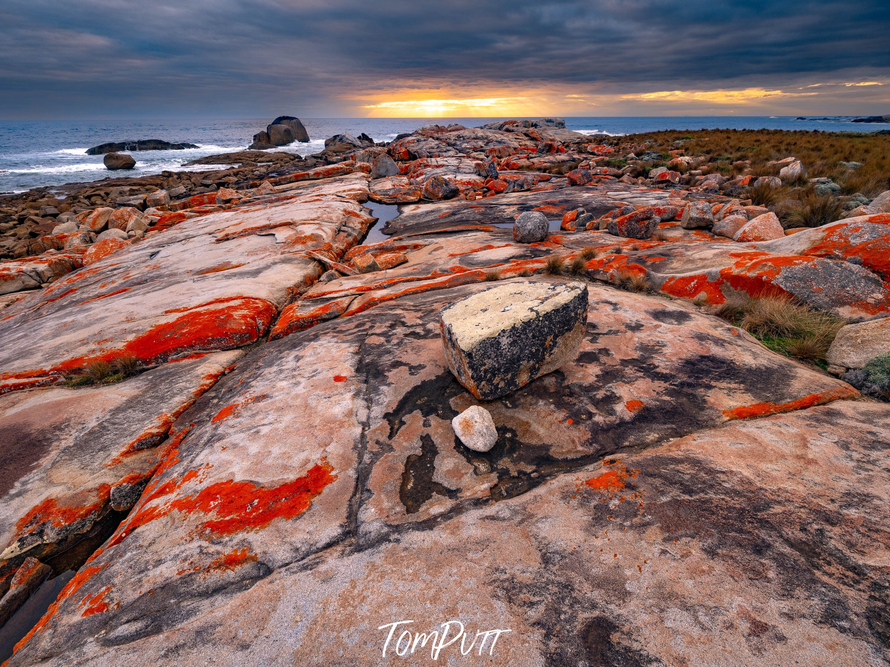 Sunset over Coastline, Flinders Island, Tasmania