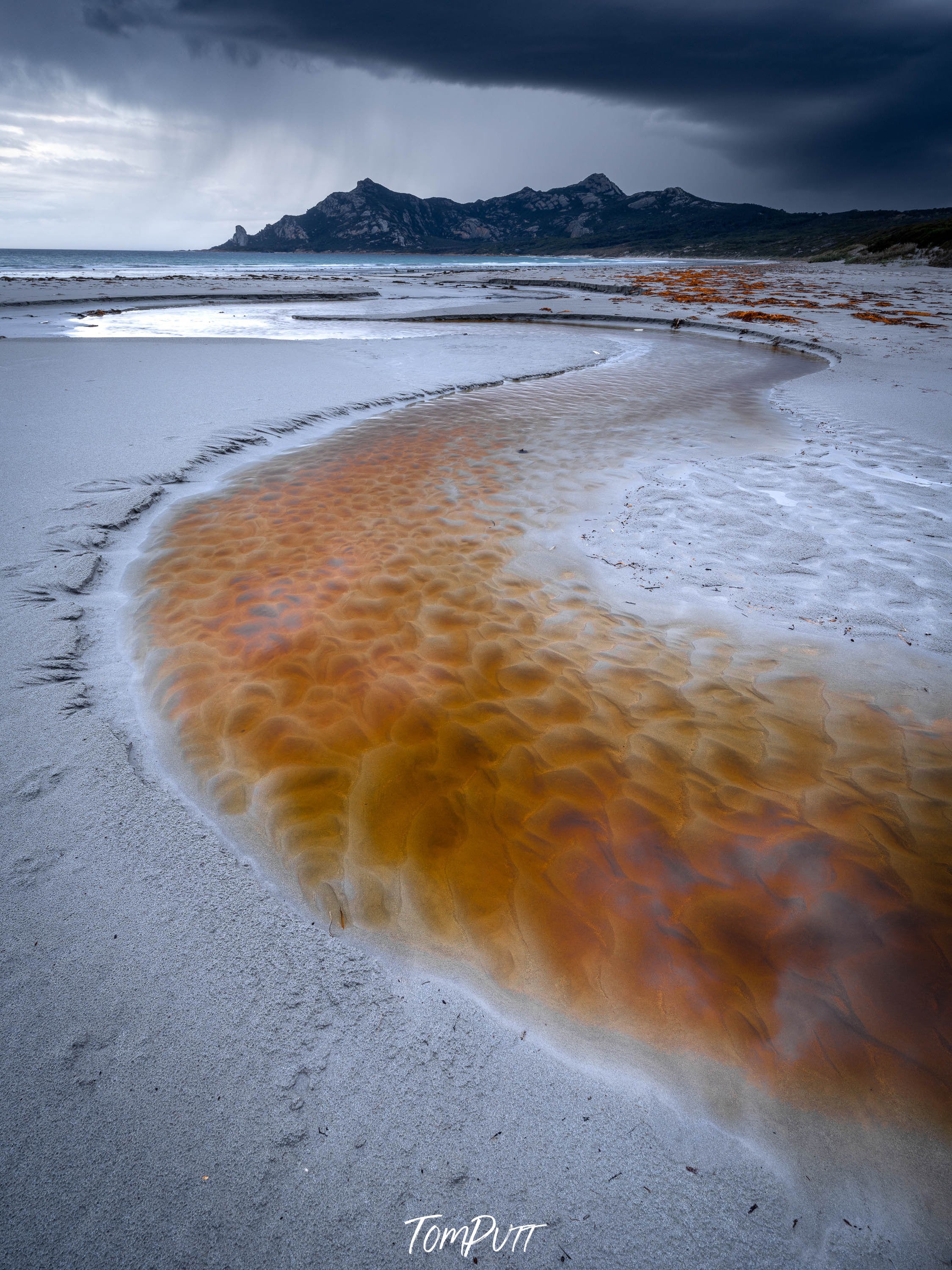 Tannin-stained Creek, Flinders Island, Tasmania