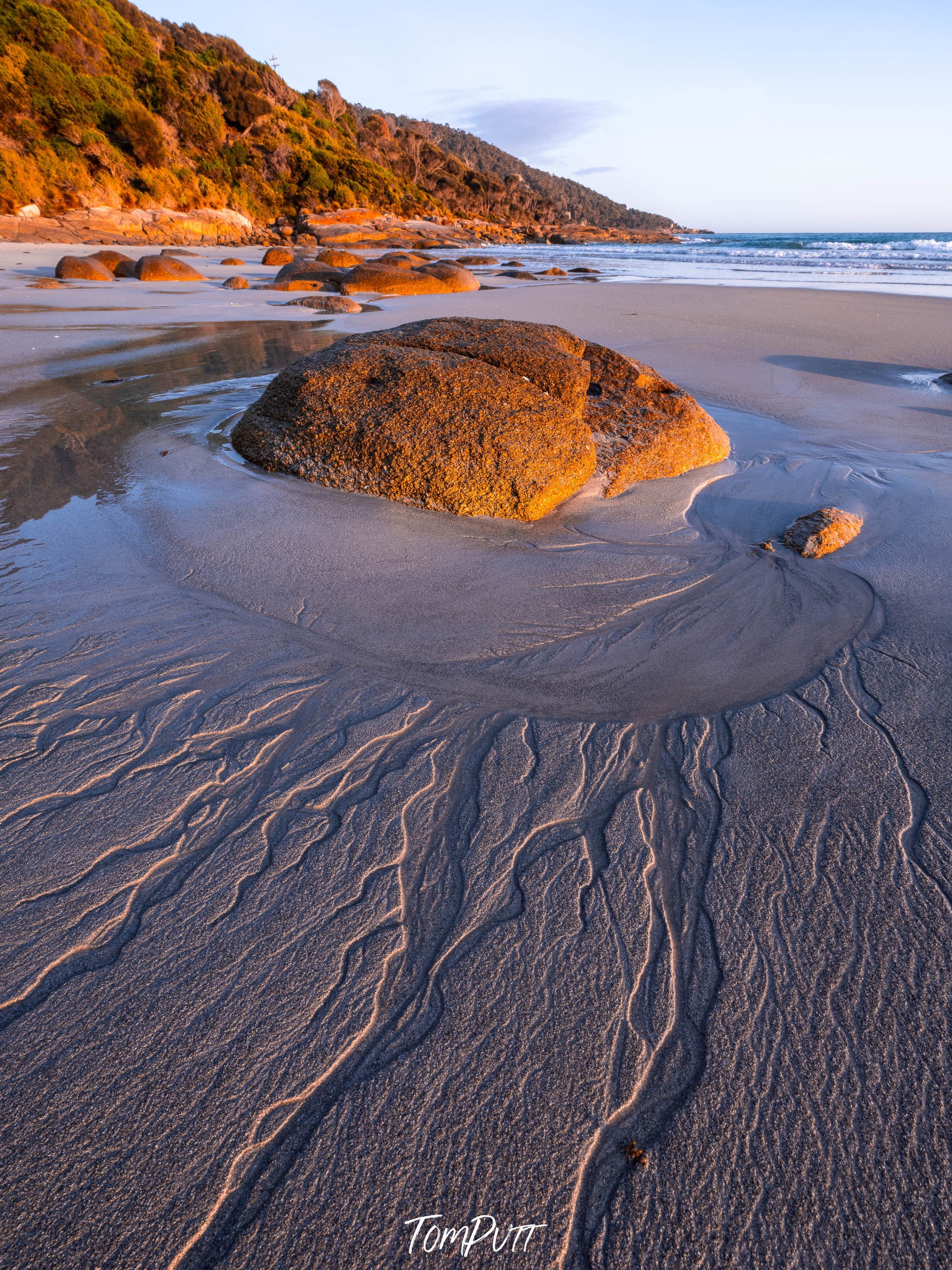 Vertical Lines, Flinders Island, Tasmania