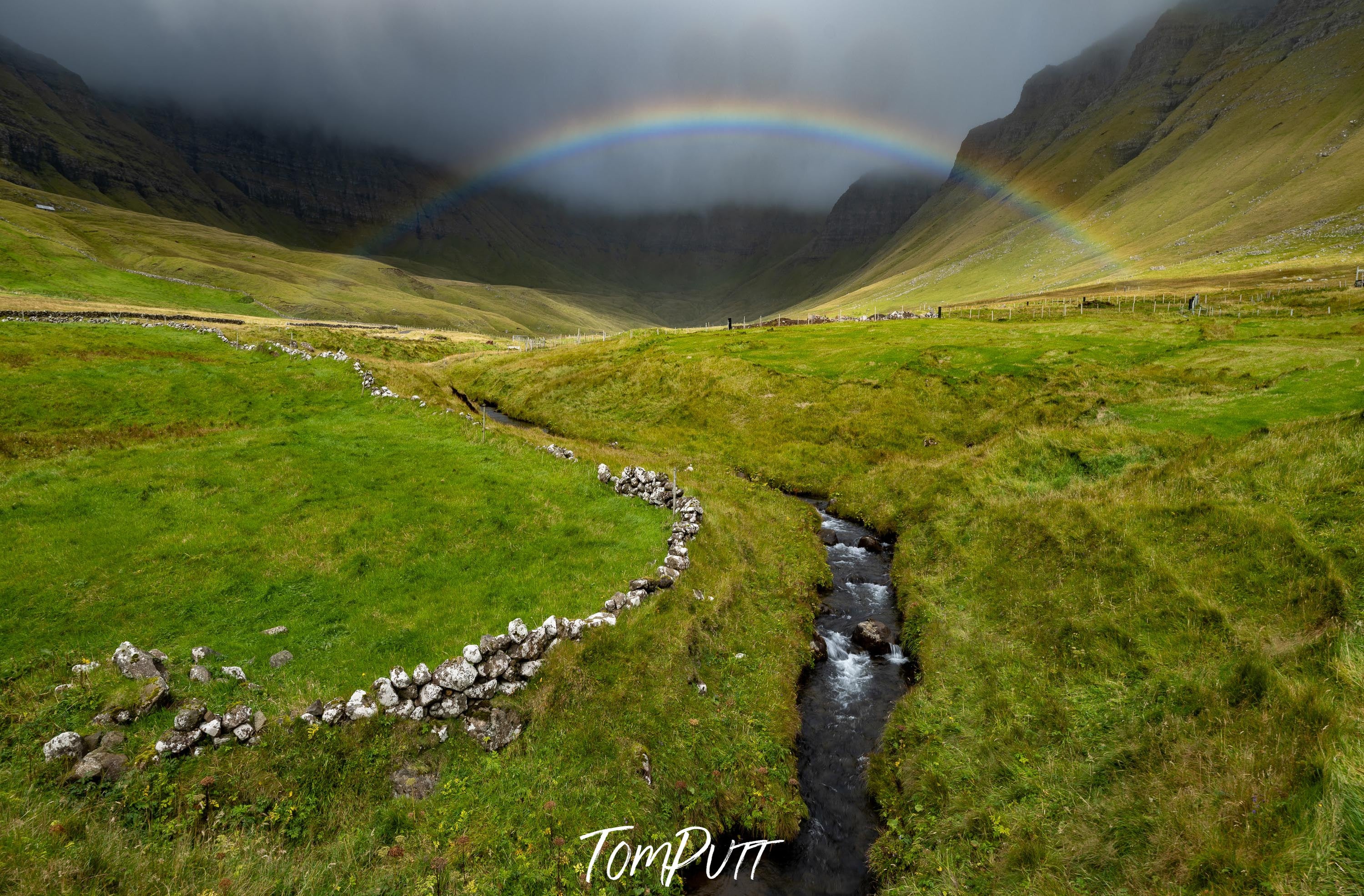 Gasadalur Rainbow, Faroe Islands