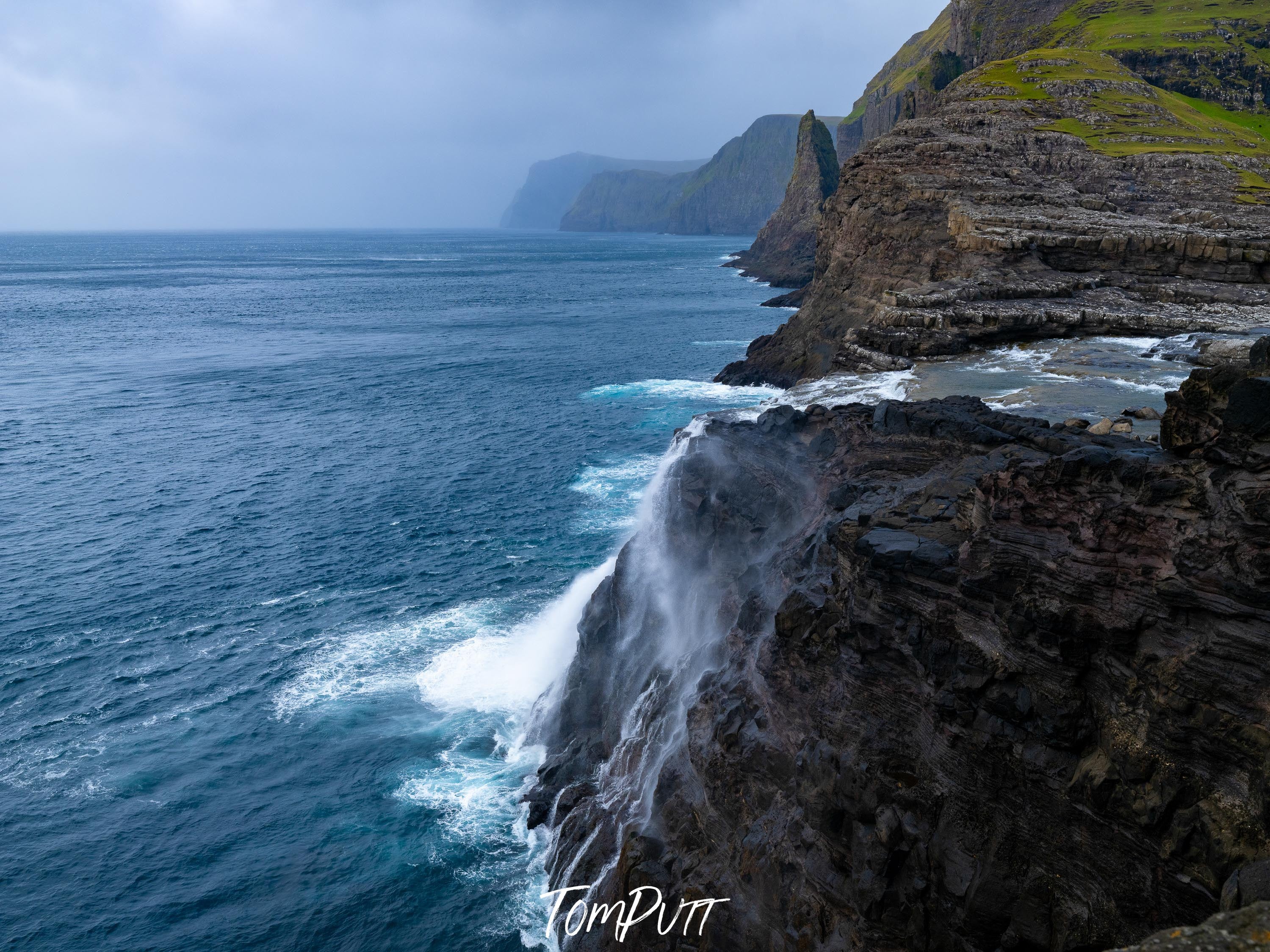 Bøsdalafossur Waterfall, Faroe Islands