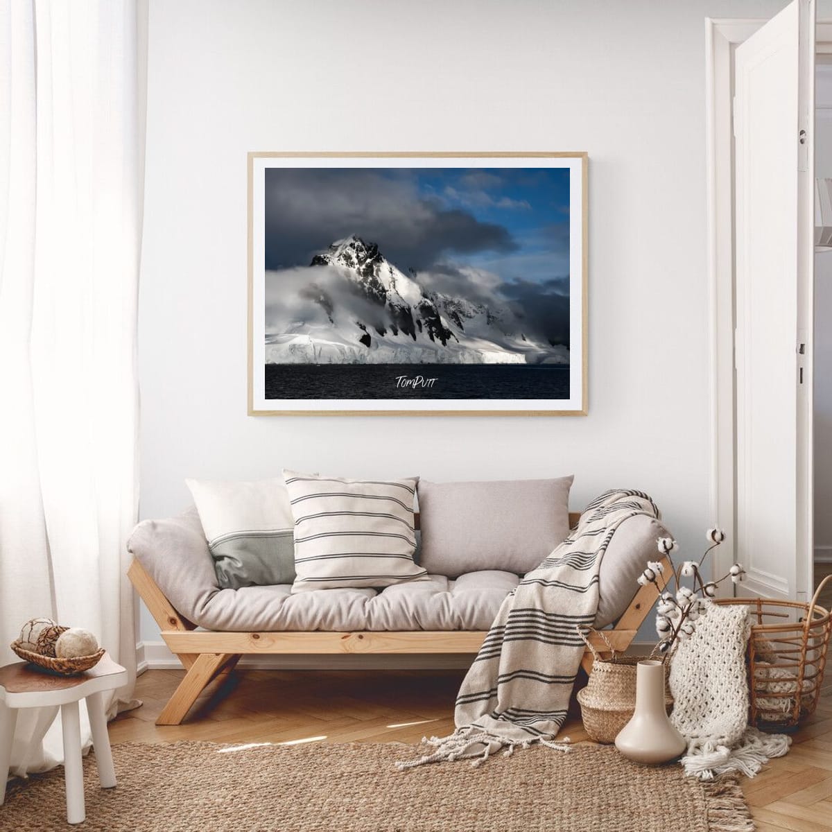 The Silent Symphony of Mountains and Clouds, Antarctica