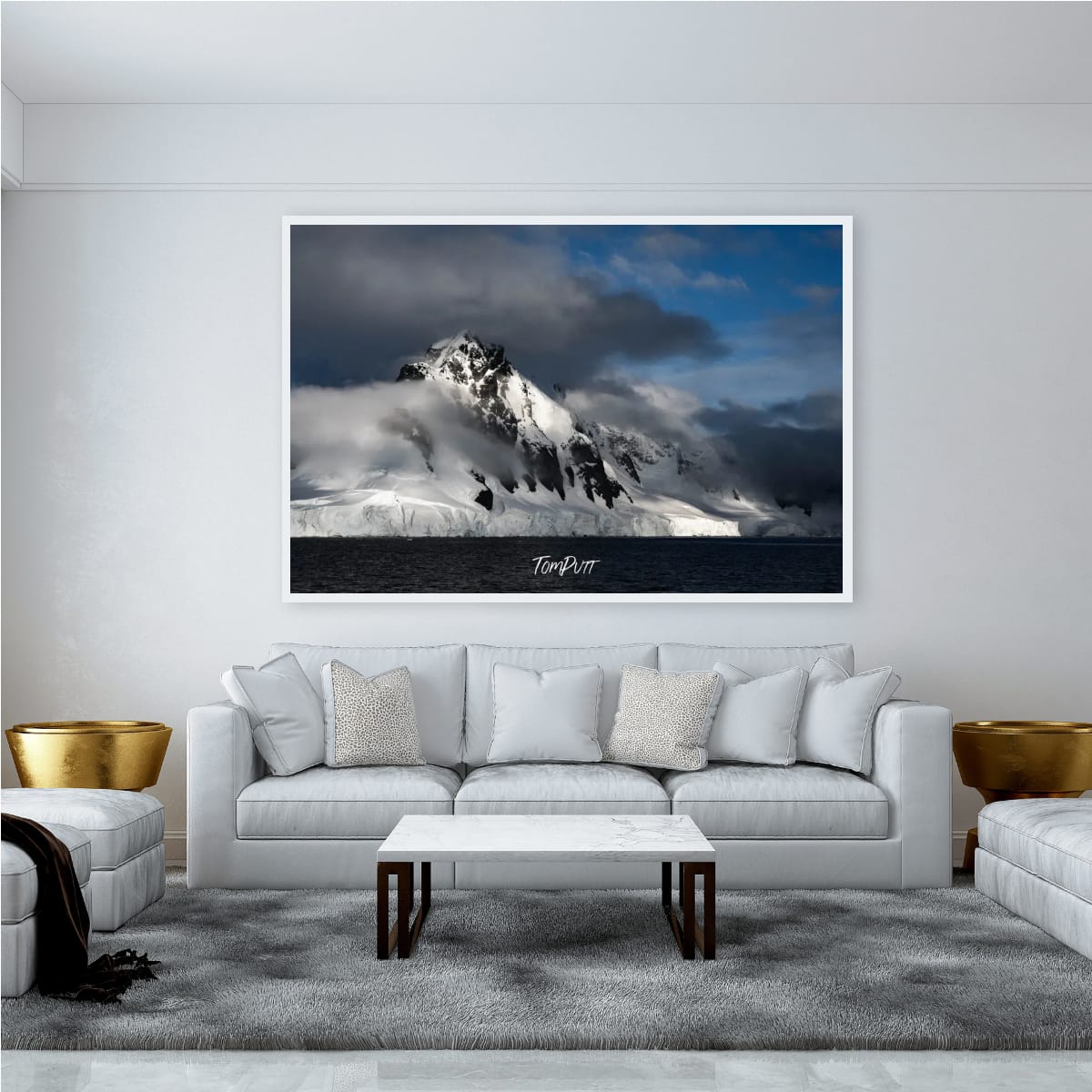 The Silent Symphony of Mountains and Clouds, Antarctica