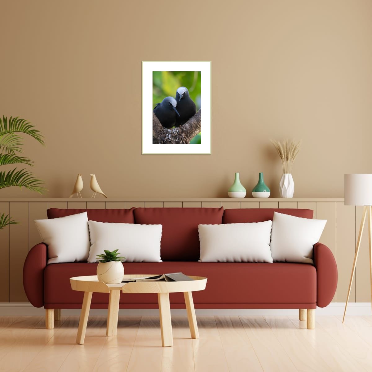 Perched Companions: Black Noddies