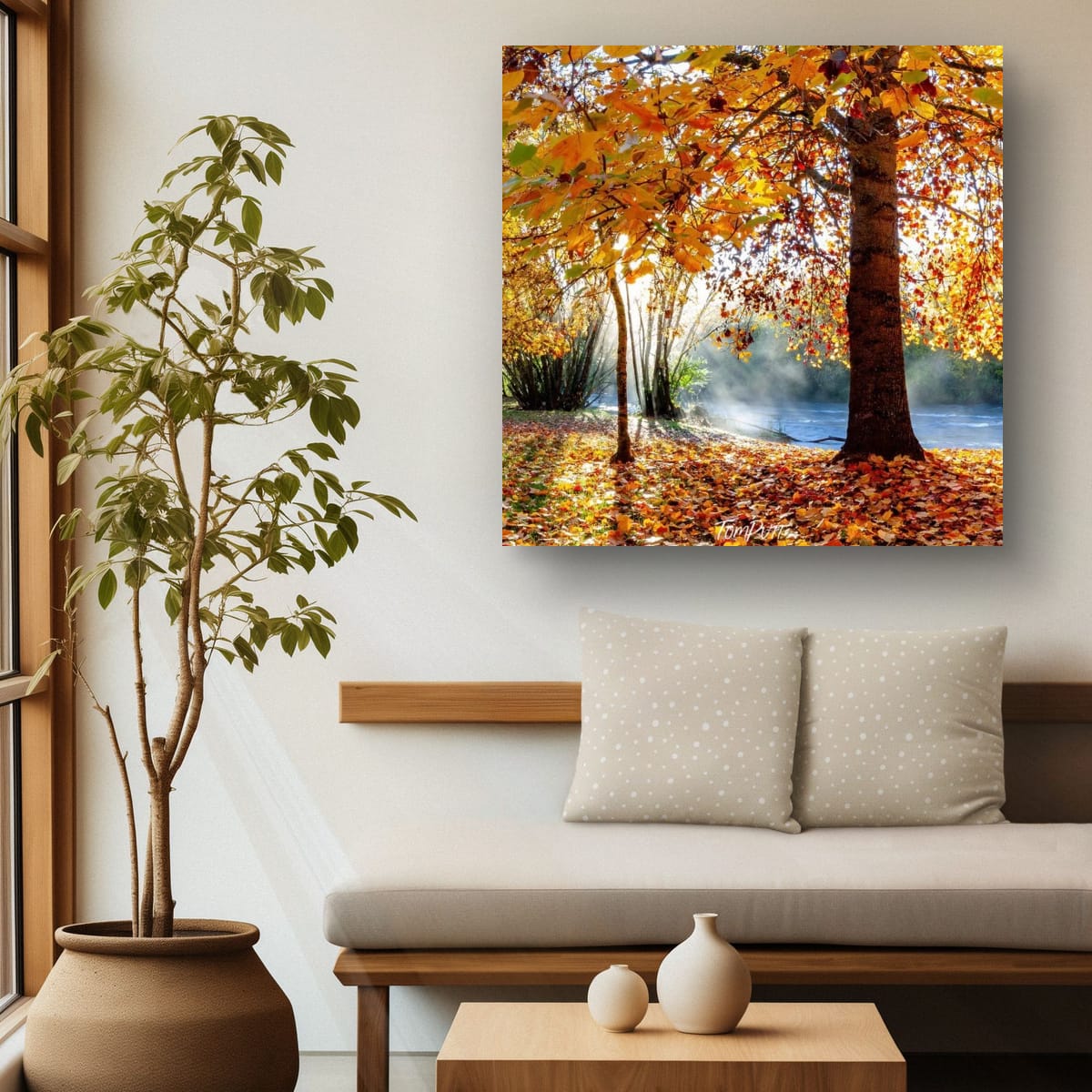 Bright Autumn Colours Square