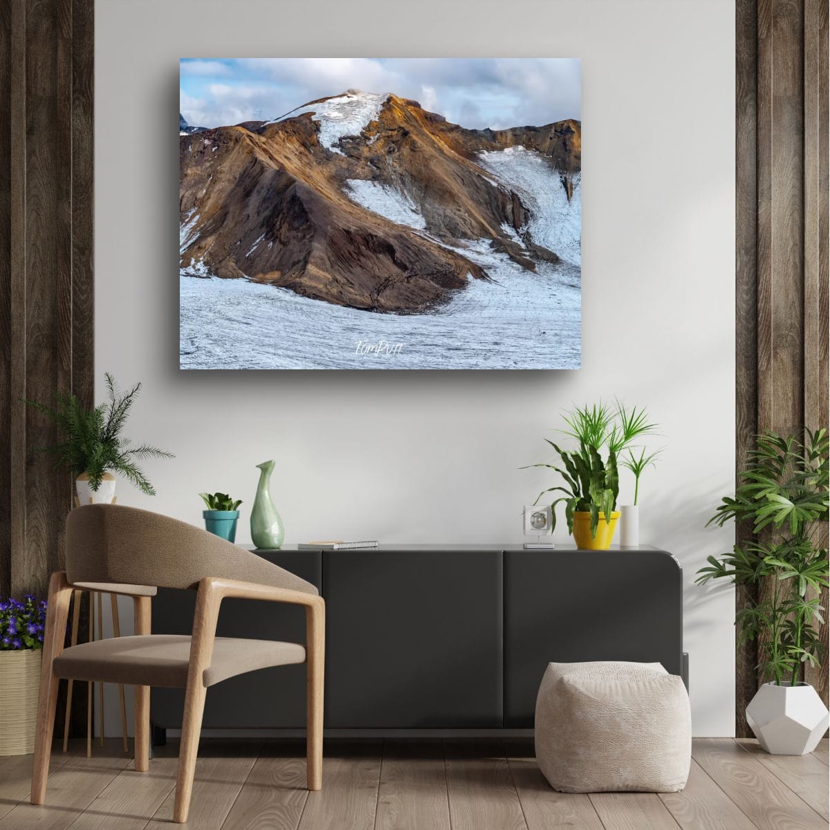 Glacial Slopes, Iceland