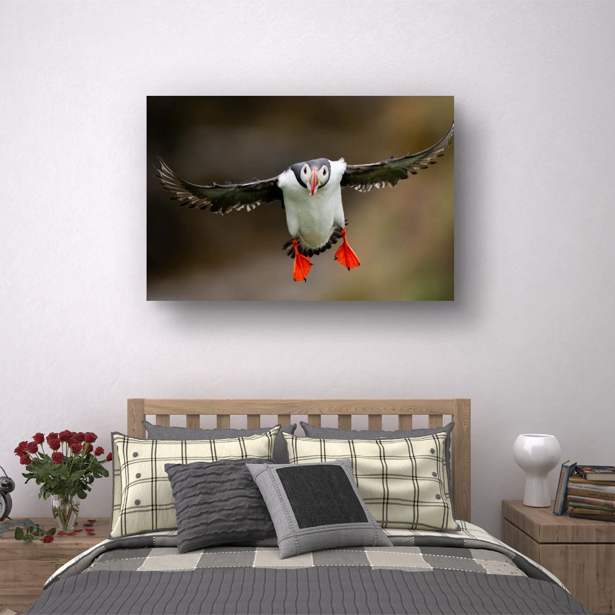 Flight of the Atlantic Puffin