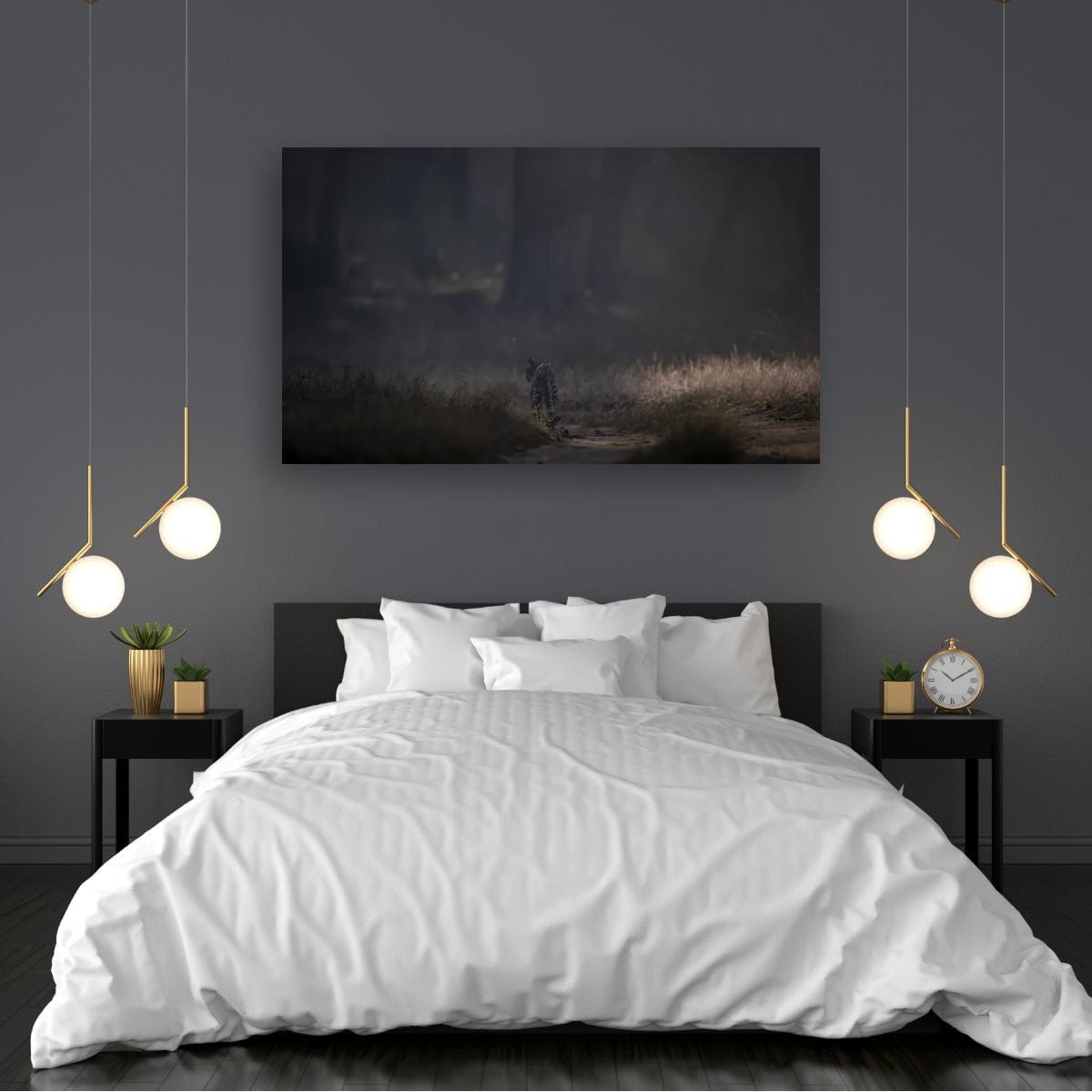 Leopard in the Mist, India