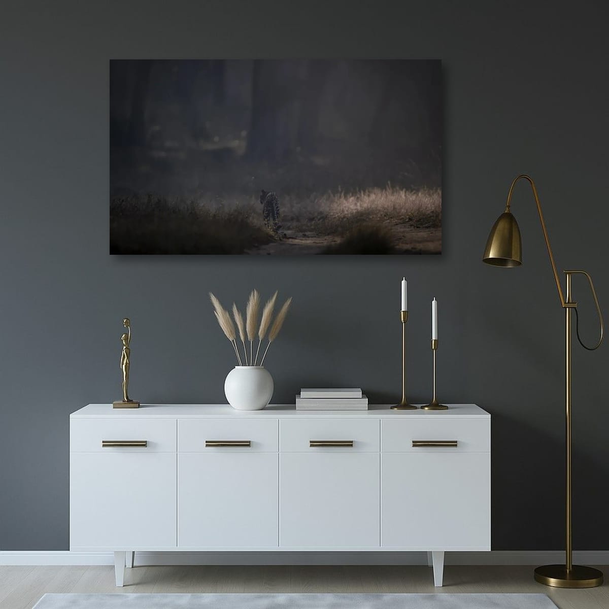 Leopard in the Mist, India