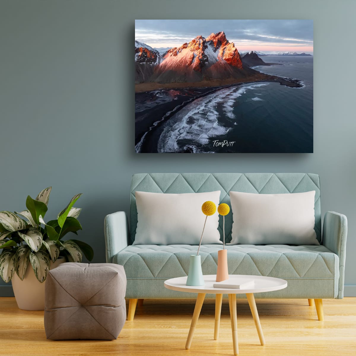 Sunkissed Peaks, Iceland