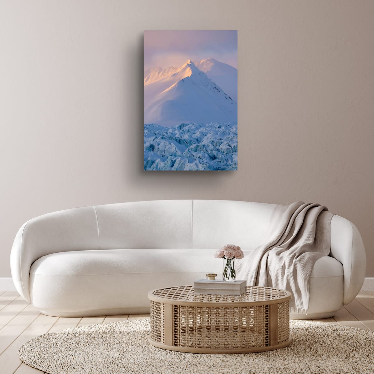 Svalbard Glacier Peak
