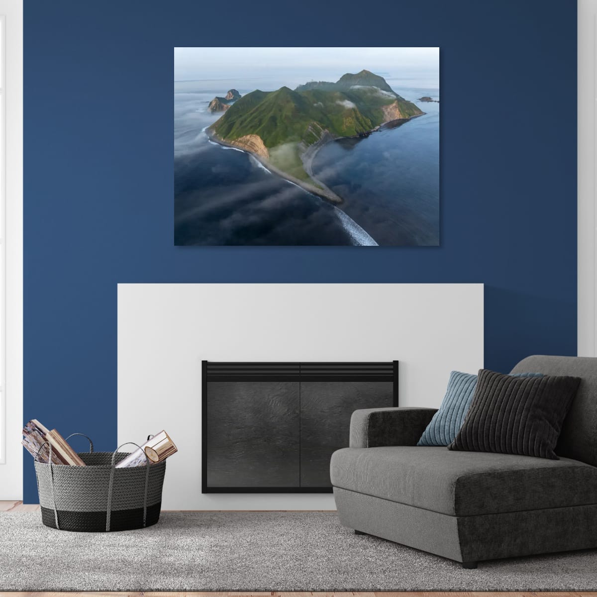 Mist-Draped Island