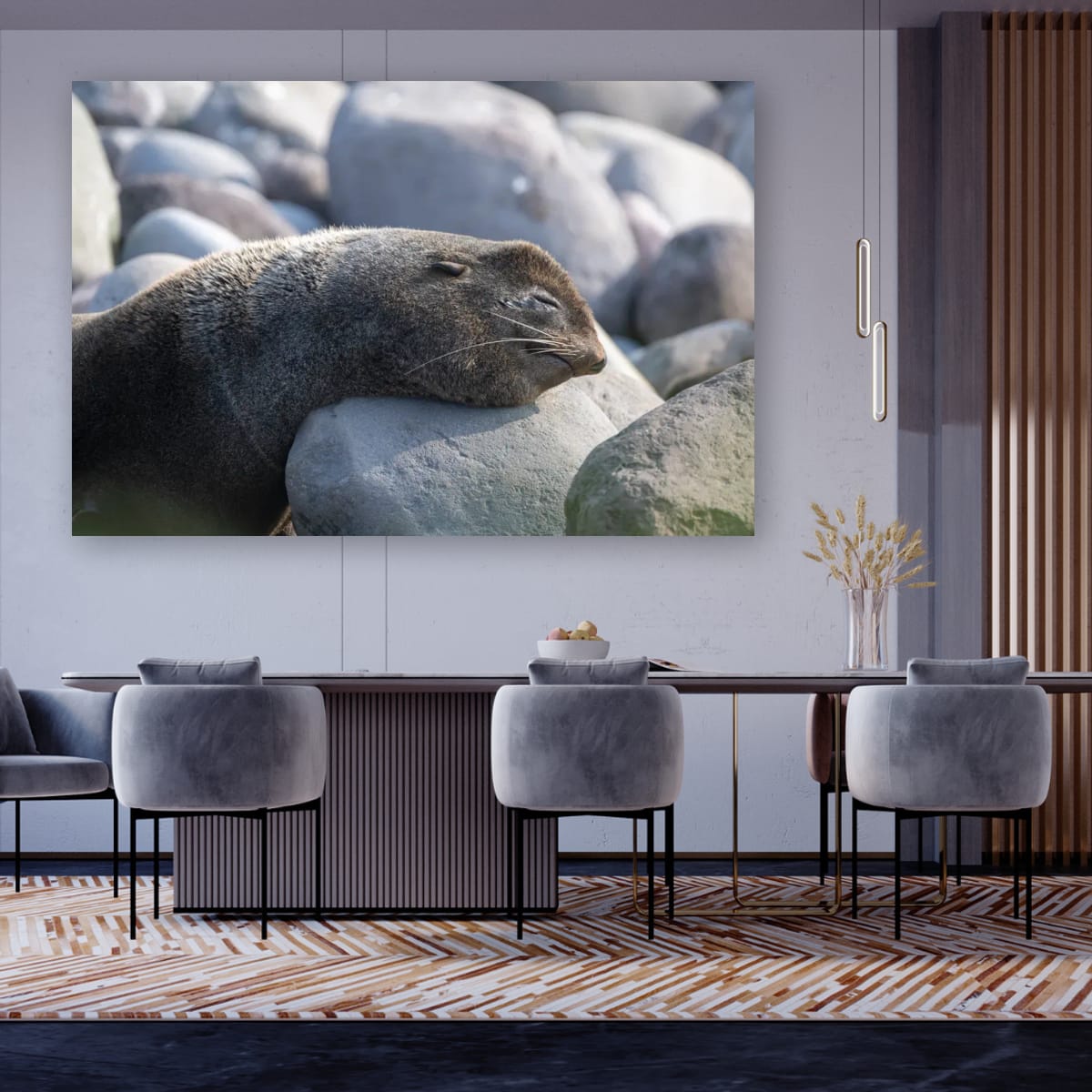 Stone Pillow: Sea Lion