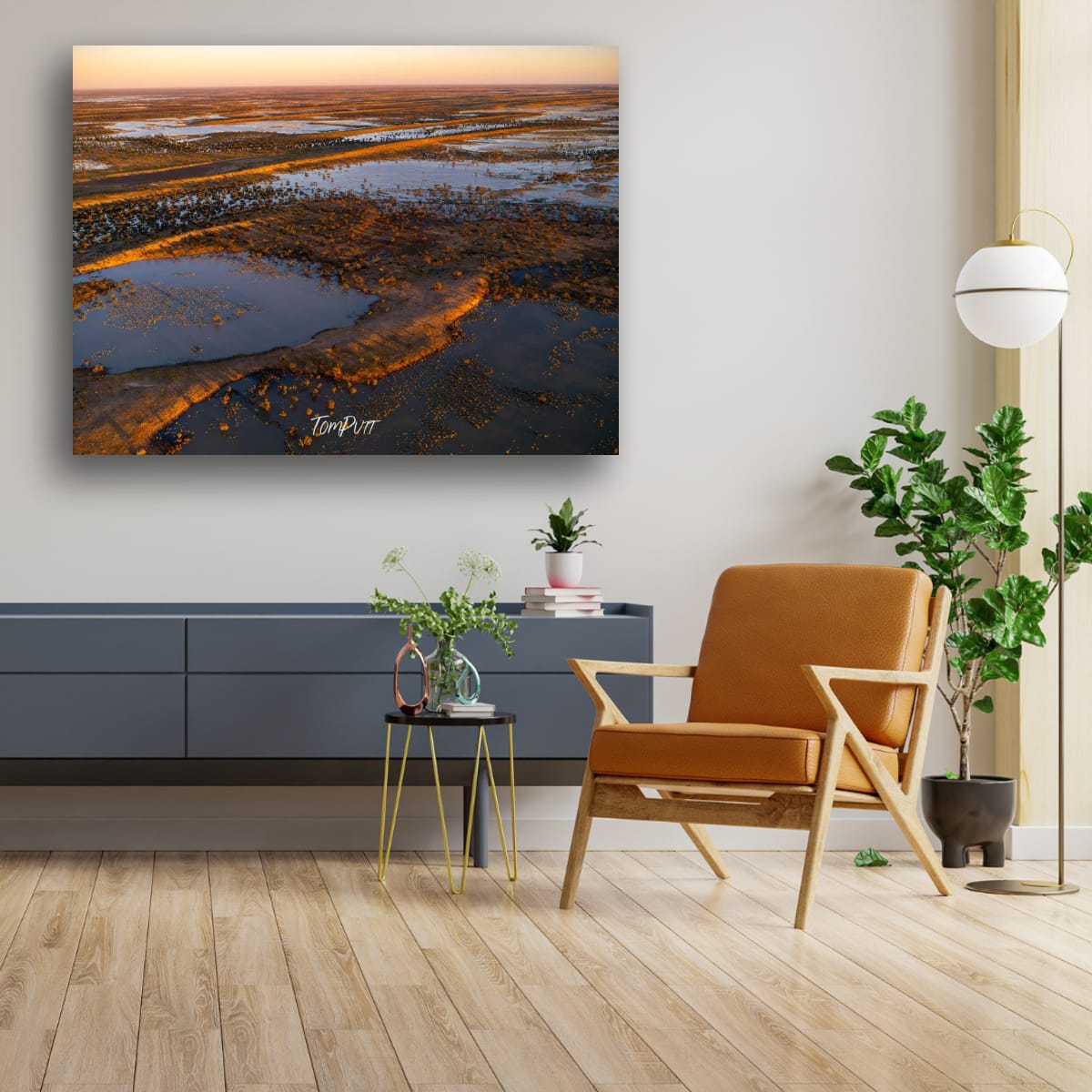 Golden Channels. Simpson Desert
