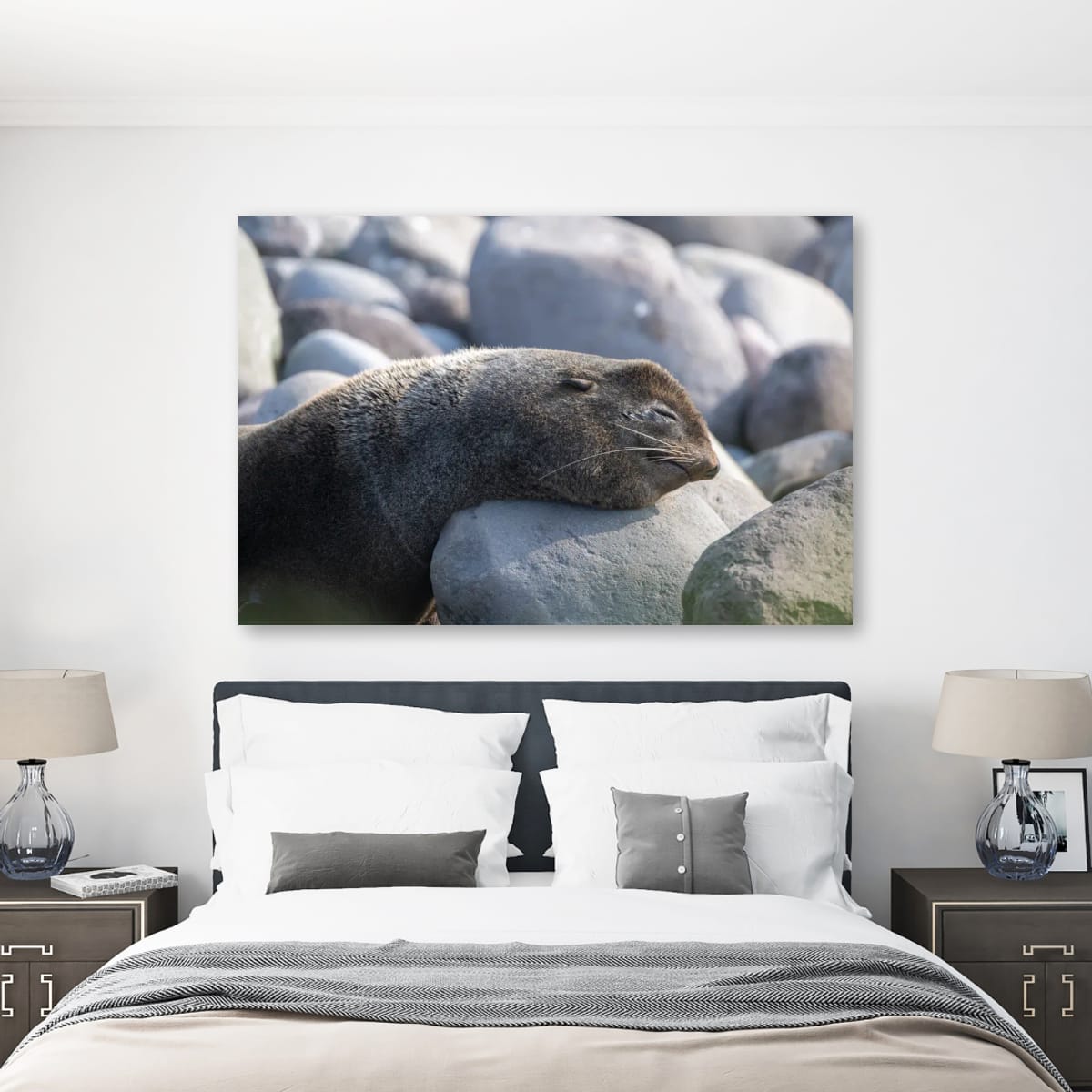 Stone Pillow: Sea Lion