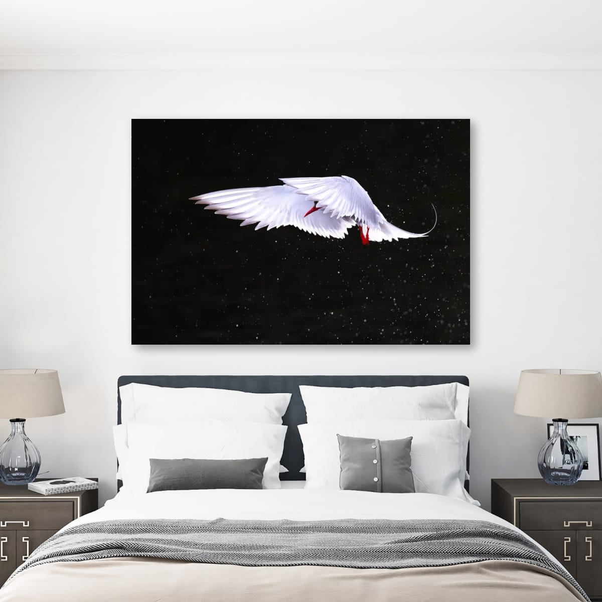 Winged Embrace. Arctic Tern