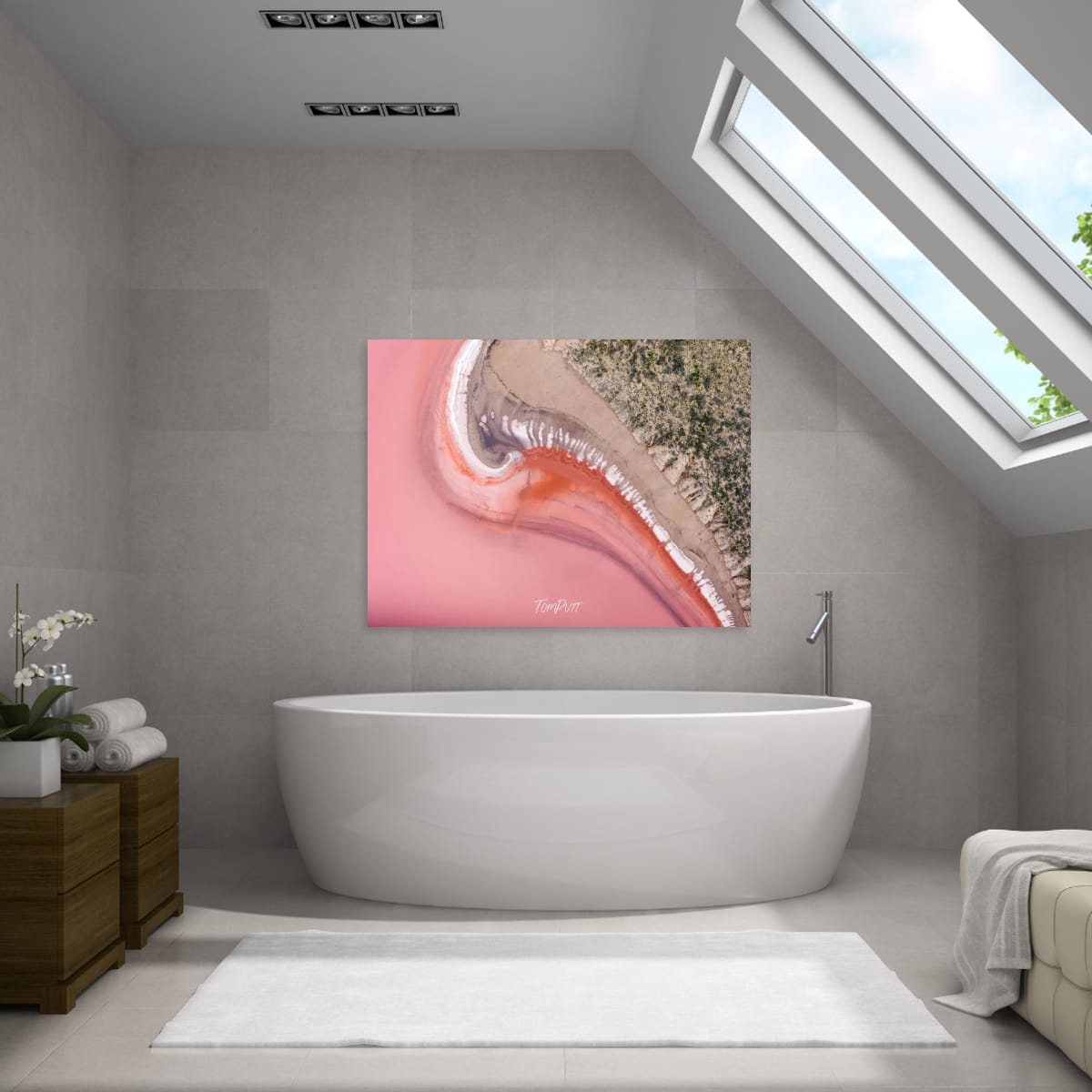 Gentle Curve in Pink