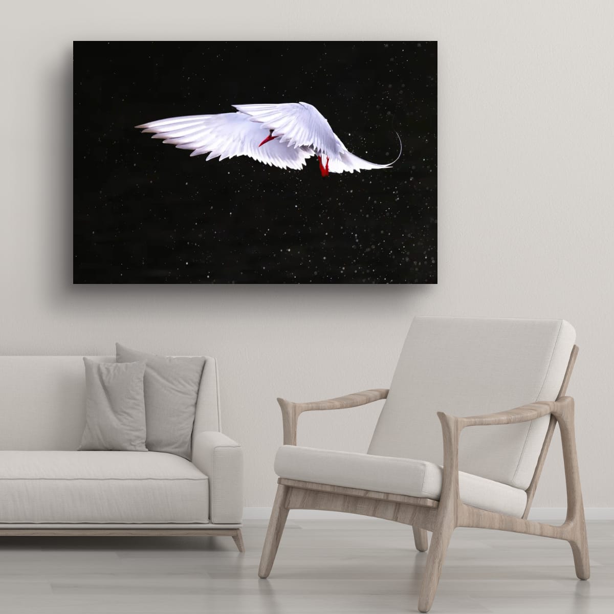 Winged Embrace. Arctic Tern