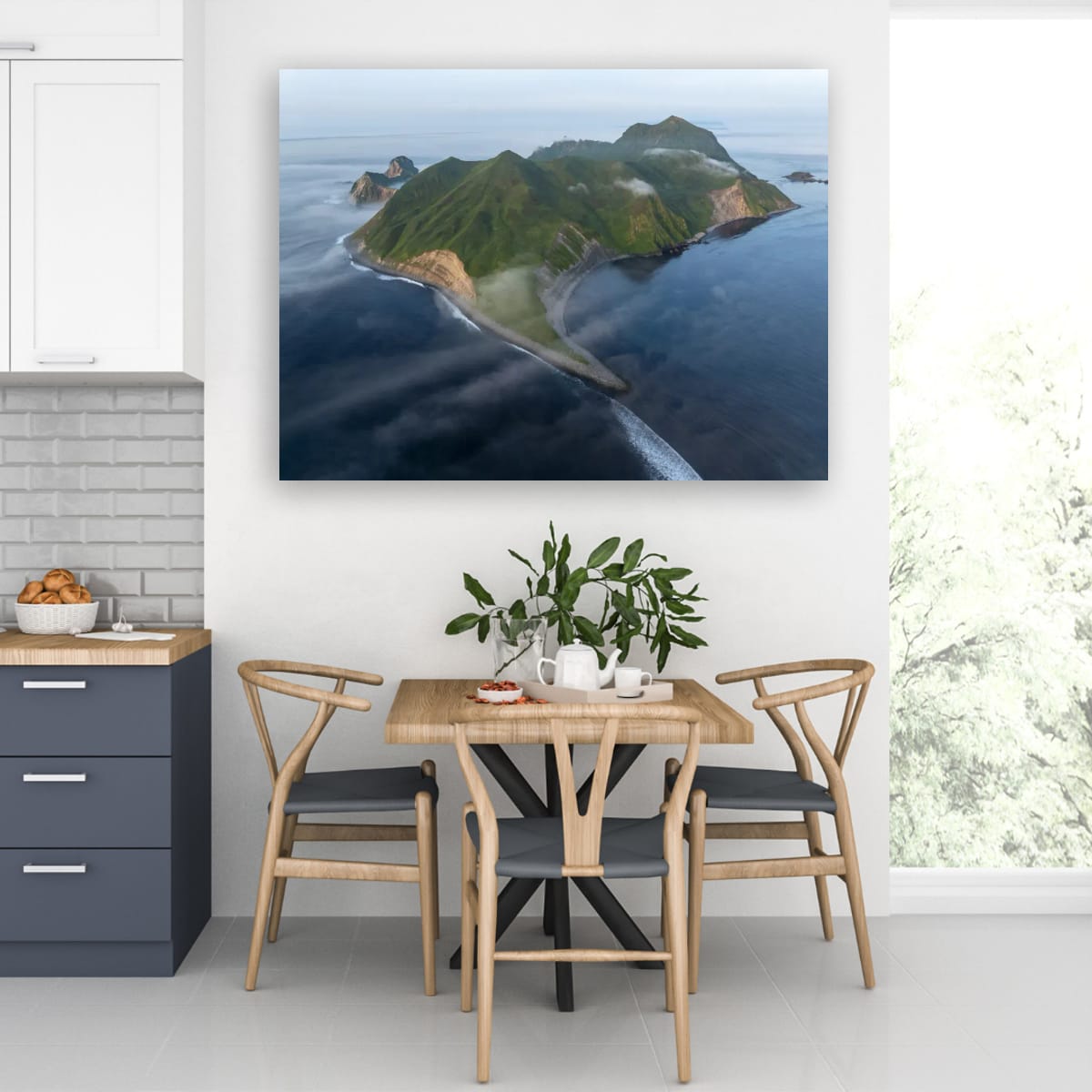 Mist-Draped Island