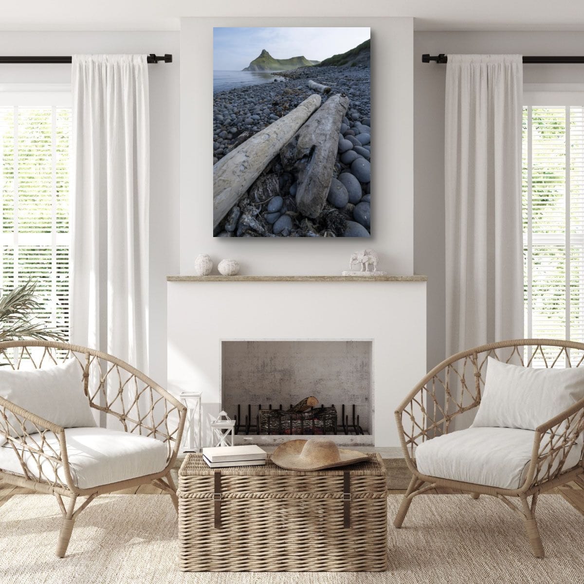 Driftwood and Pebbles