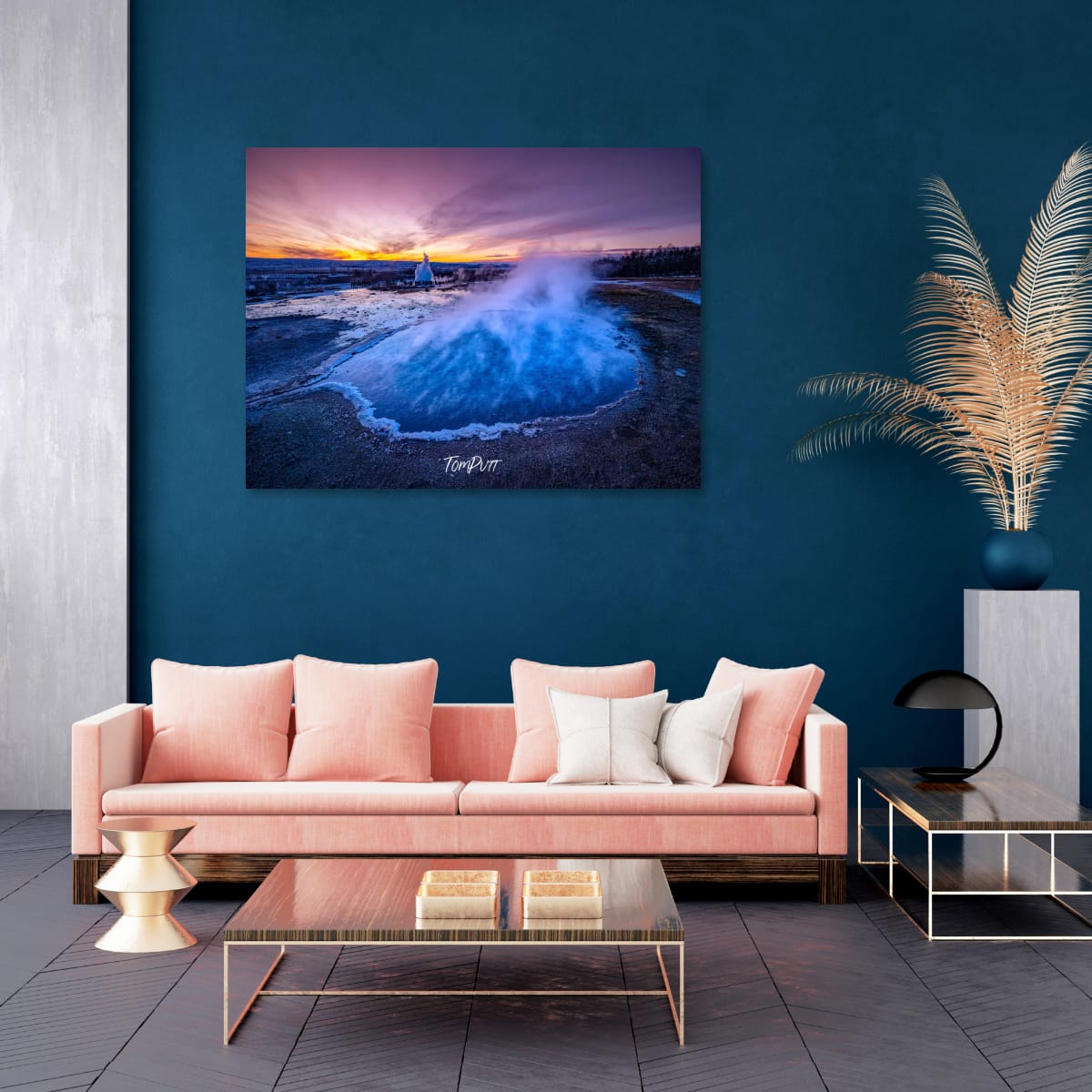 Icelandic Geyser Glow
