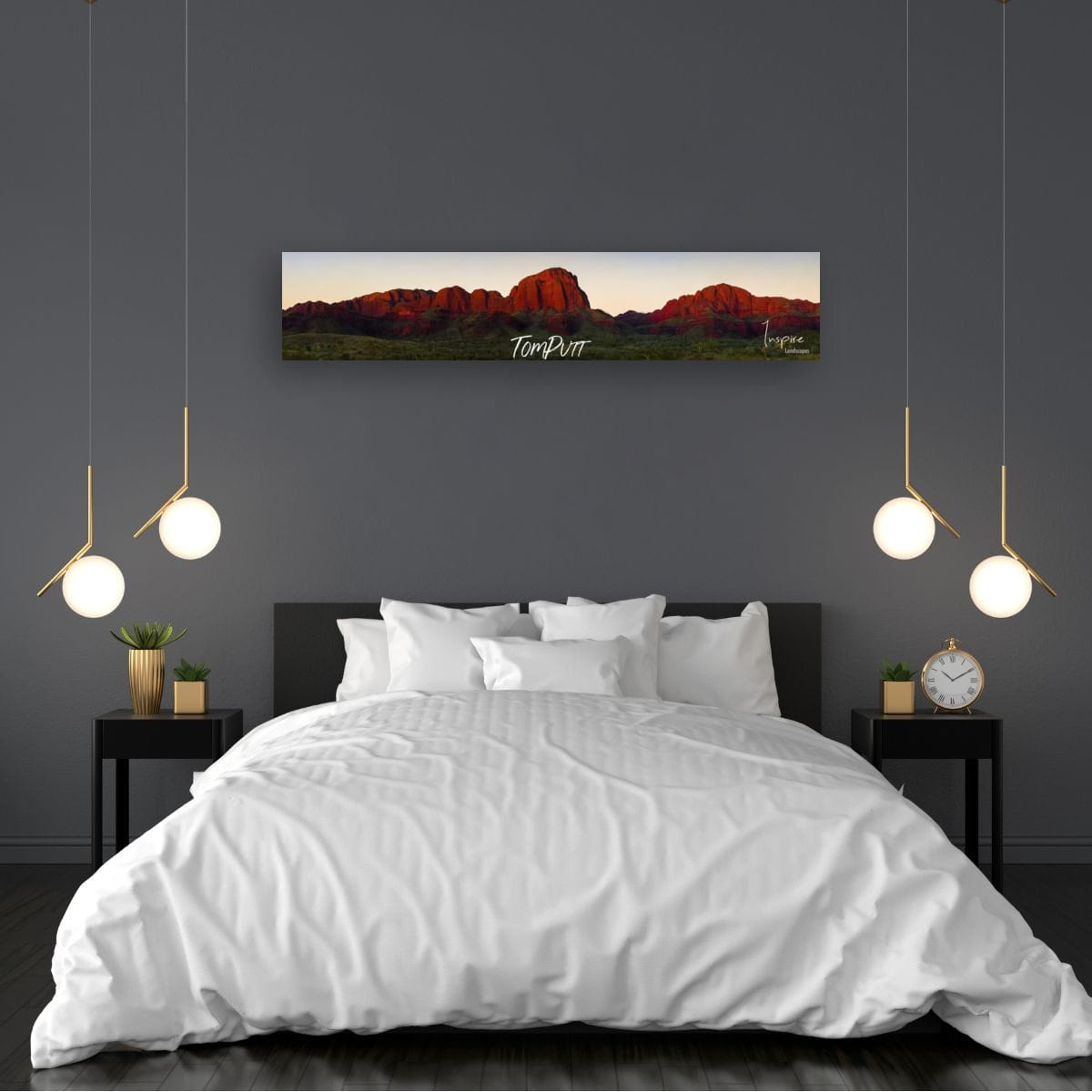 Ragged Range Sunset Panorama