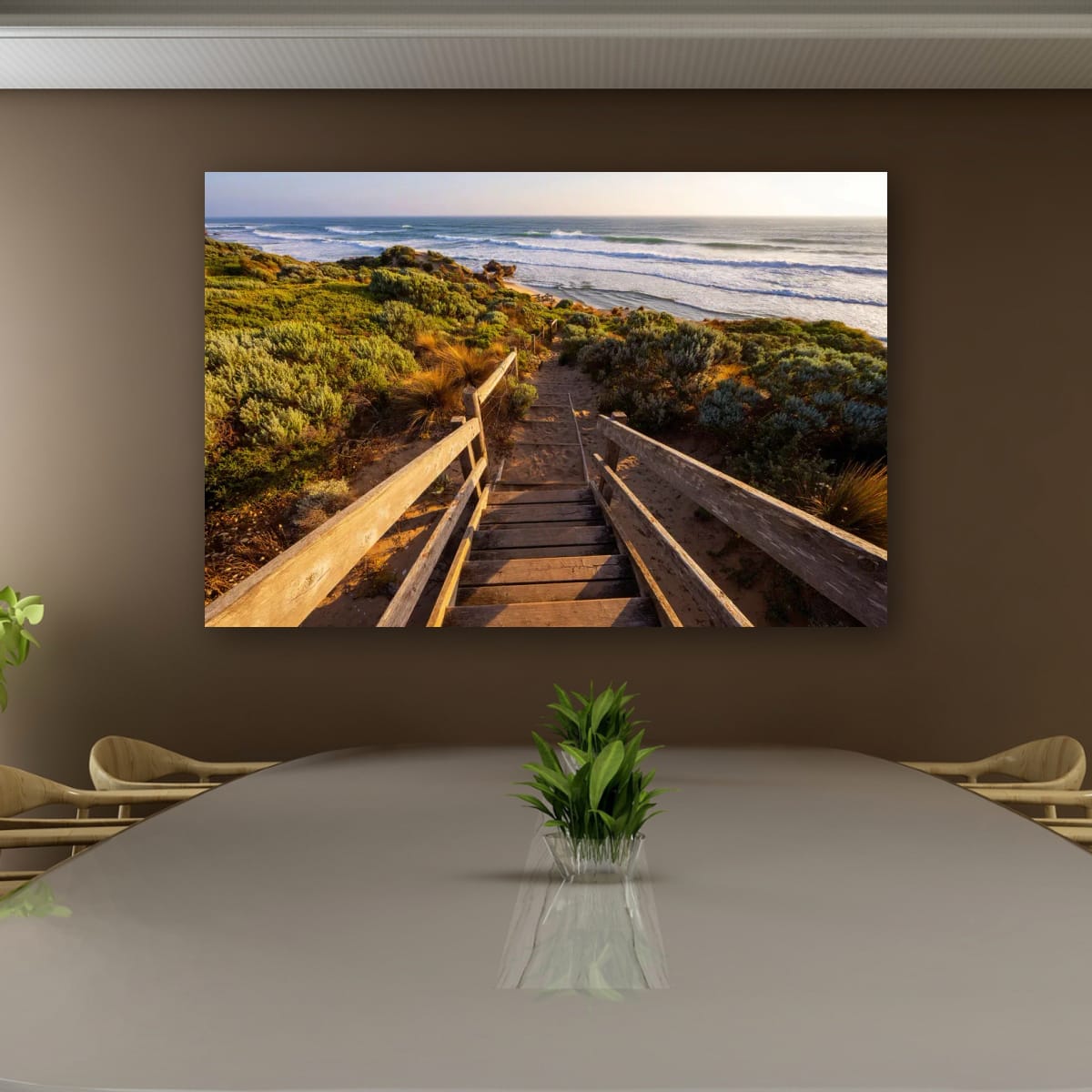 Steps to Montforts Beach, Blairgowrie